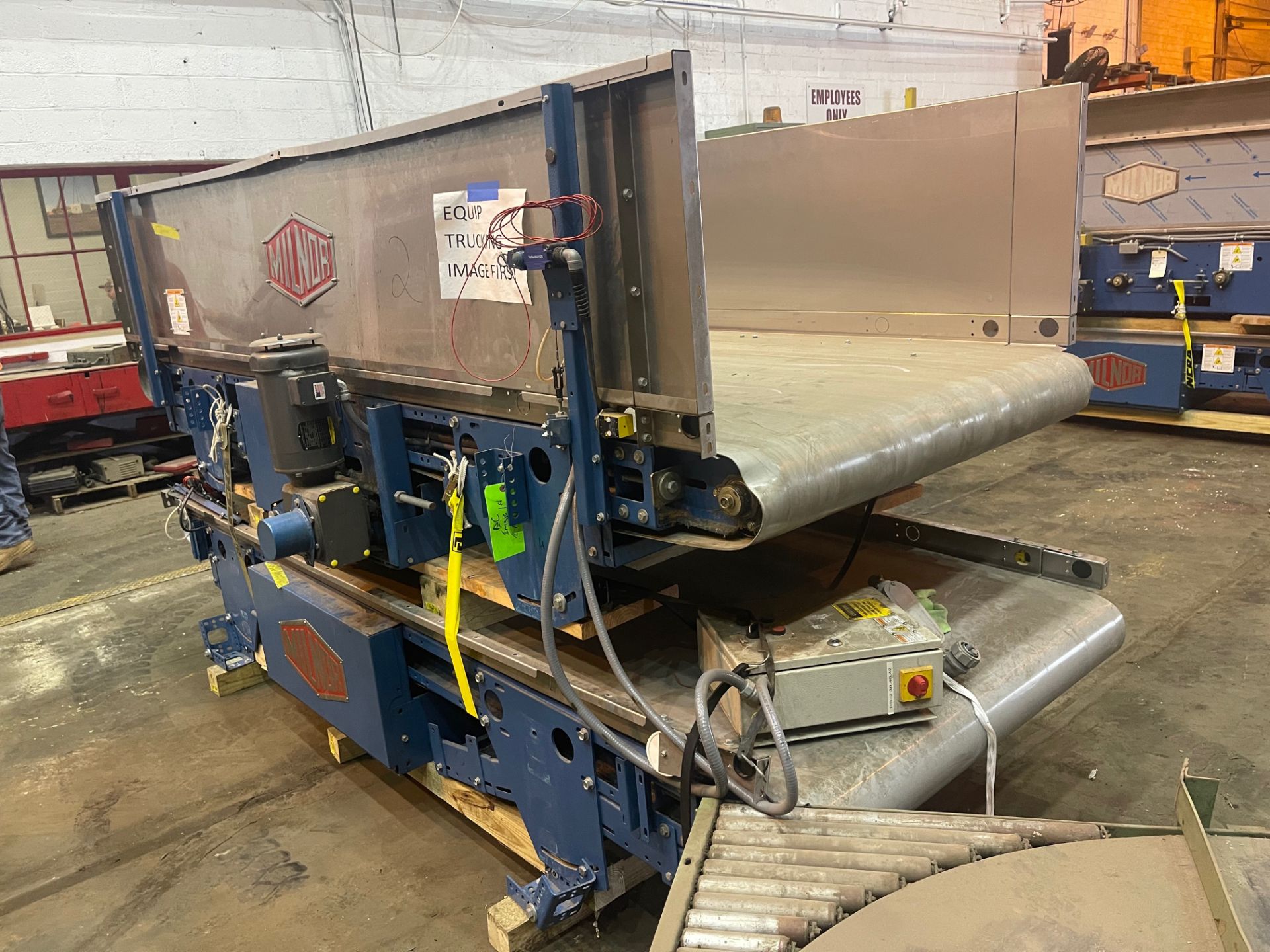 Lot of Two Milnor Power Conveyors - Image 2 of 2