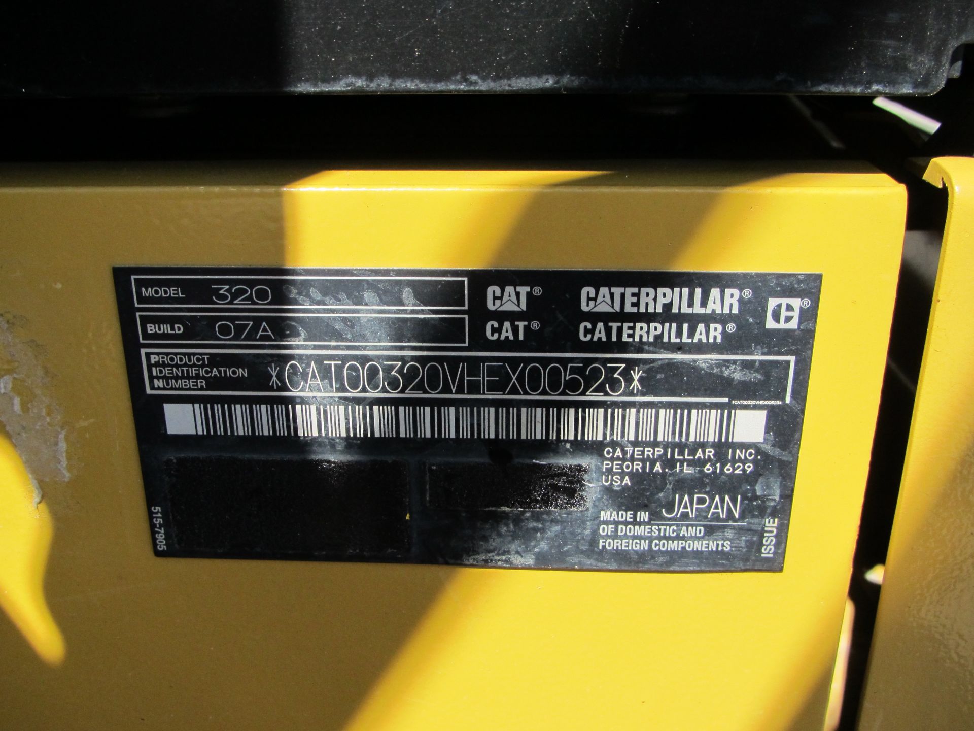 2018 Caterpillar 320 Hydraulic Excavator - Image 25 of 25