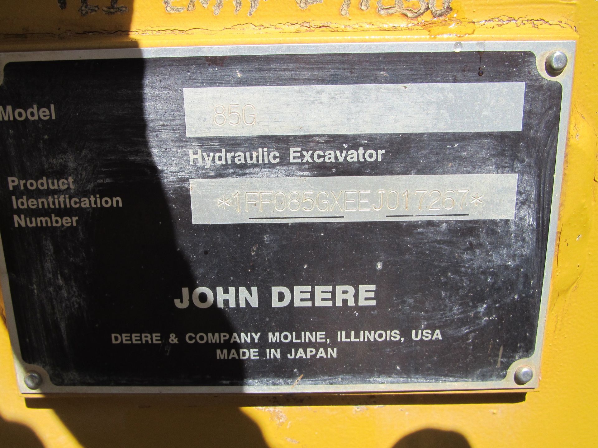 2014 John Deere 85G Excavator - Image 25 of 25