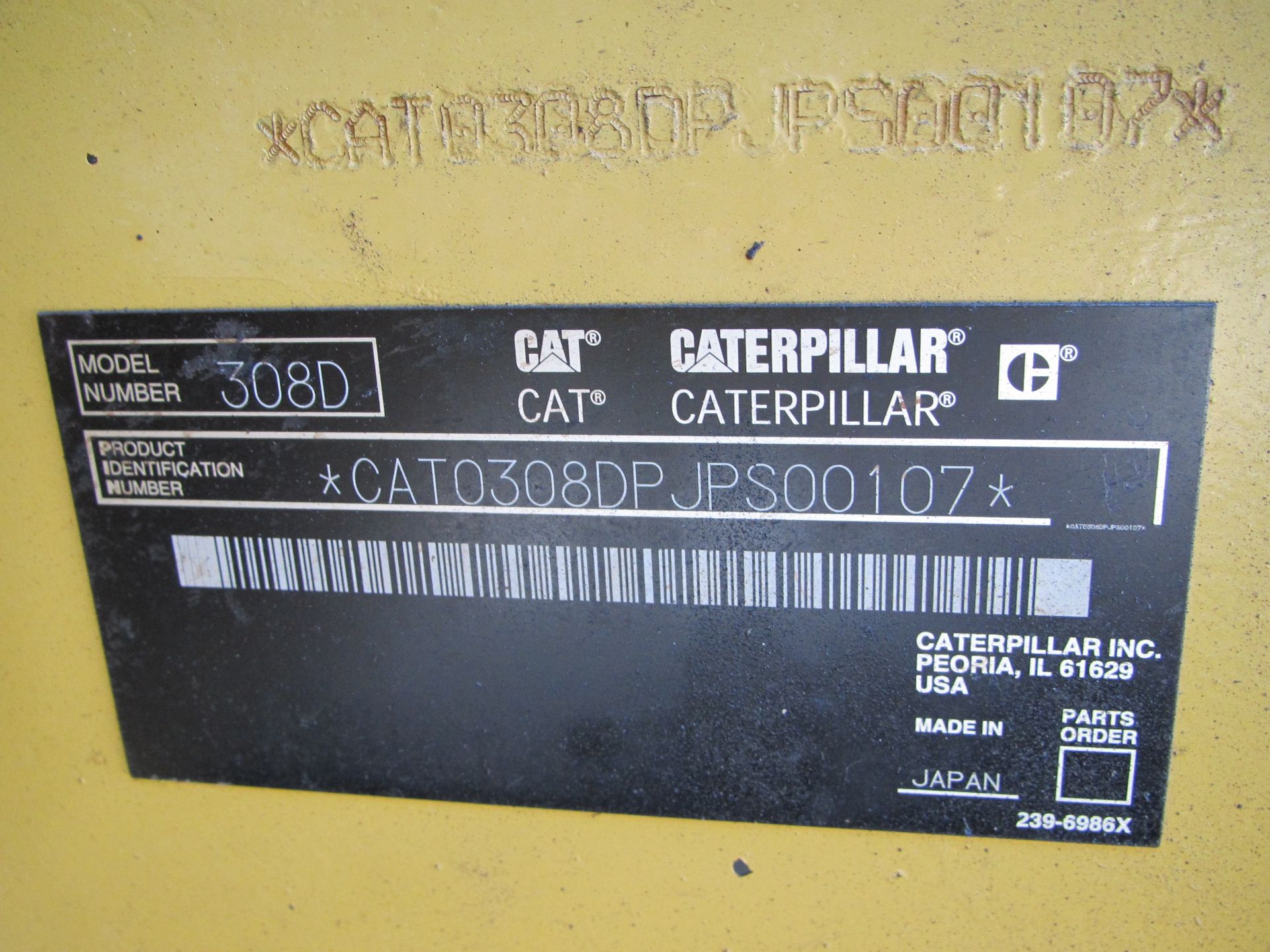 2009 Caterpillar 308DSR Mini Excavator - Image 25 of 25
