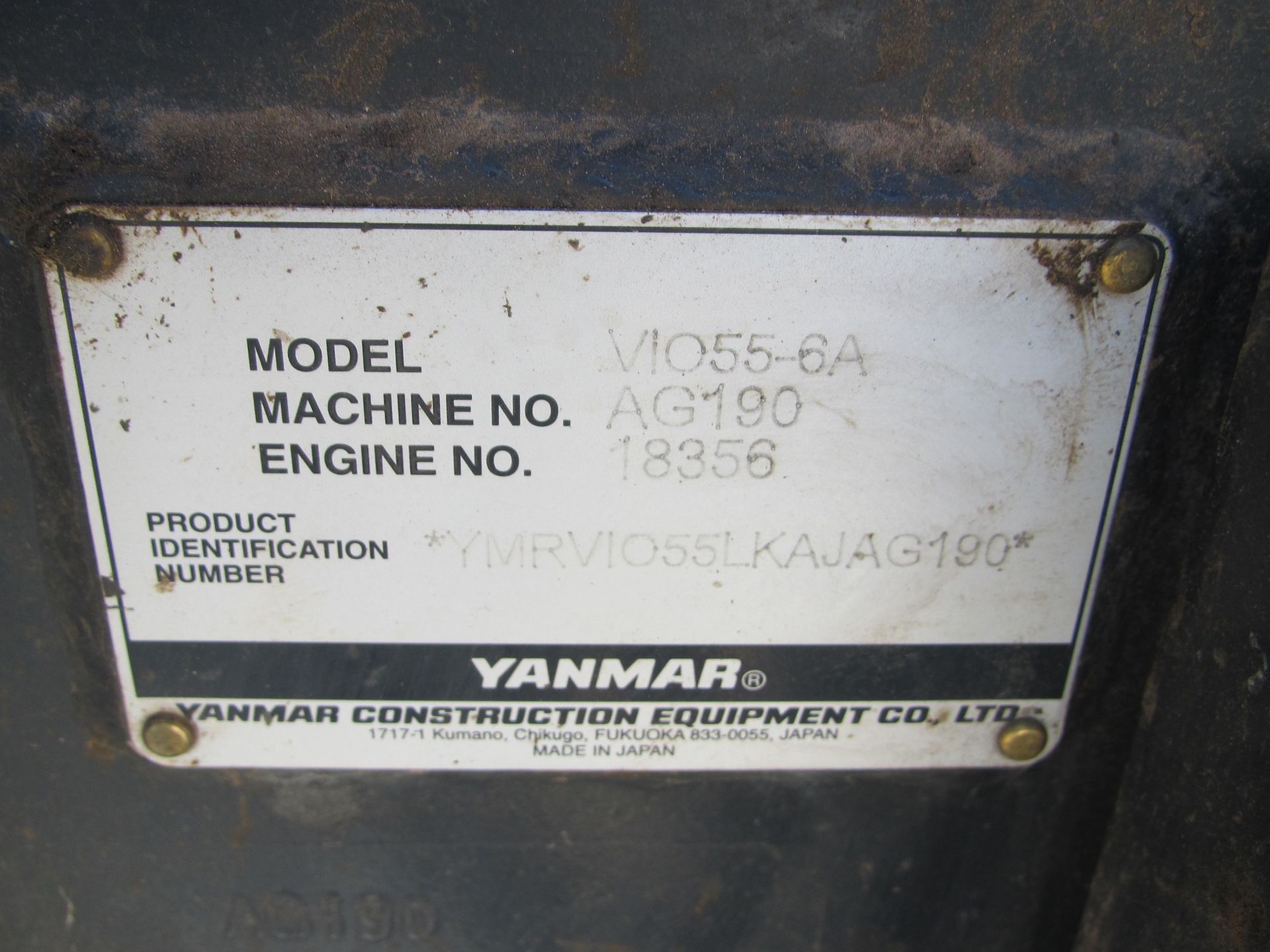 2019 Yanmar VI055-6A Excavator - Image 24 of 24