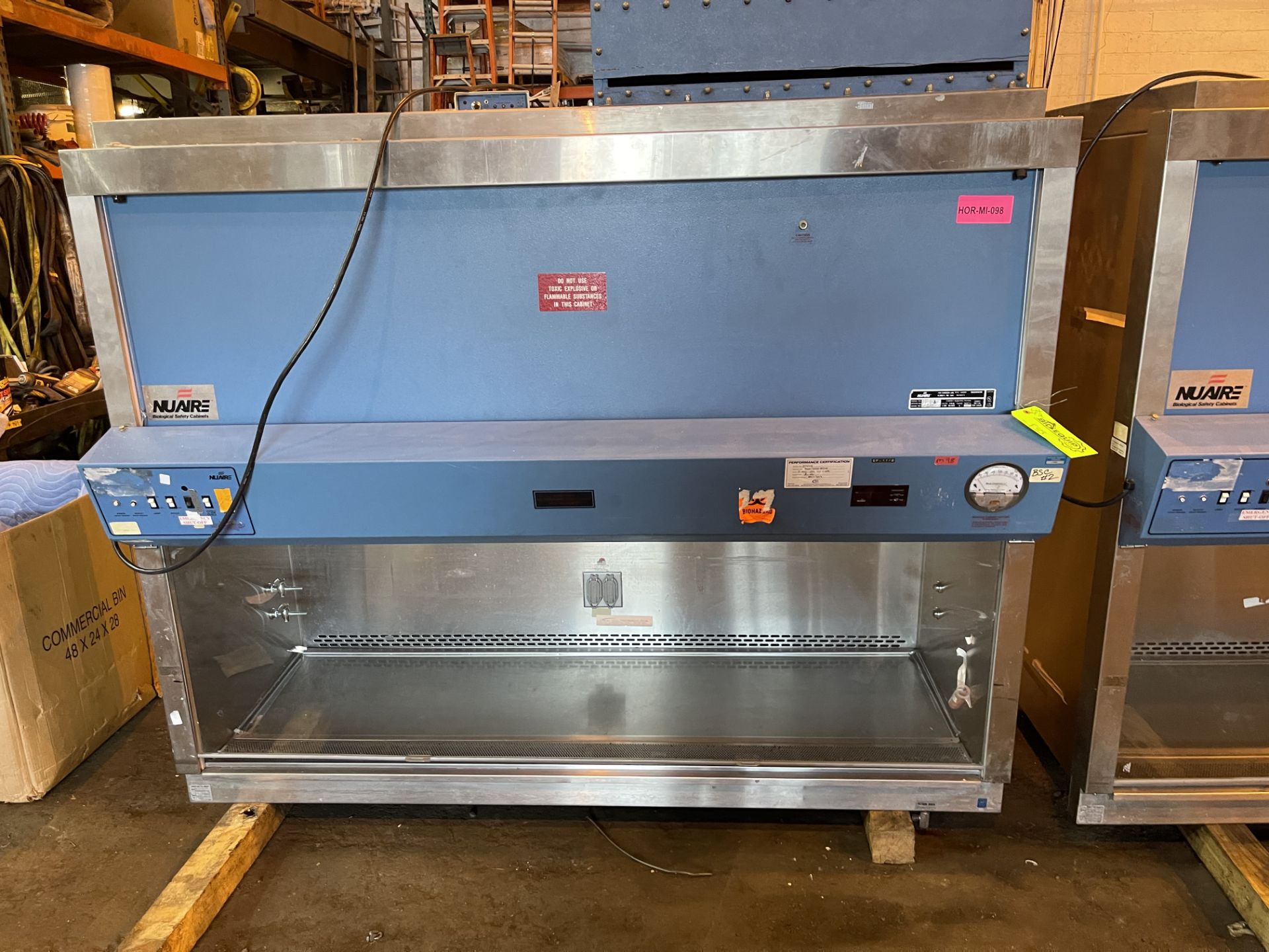 Lot of 2 Nuaire Fume Hoods (f43) - Image 2 of 5