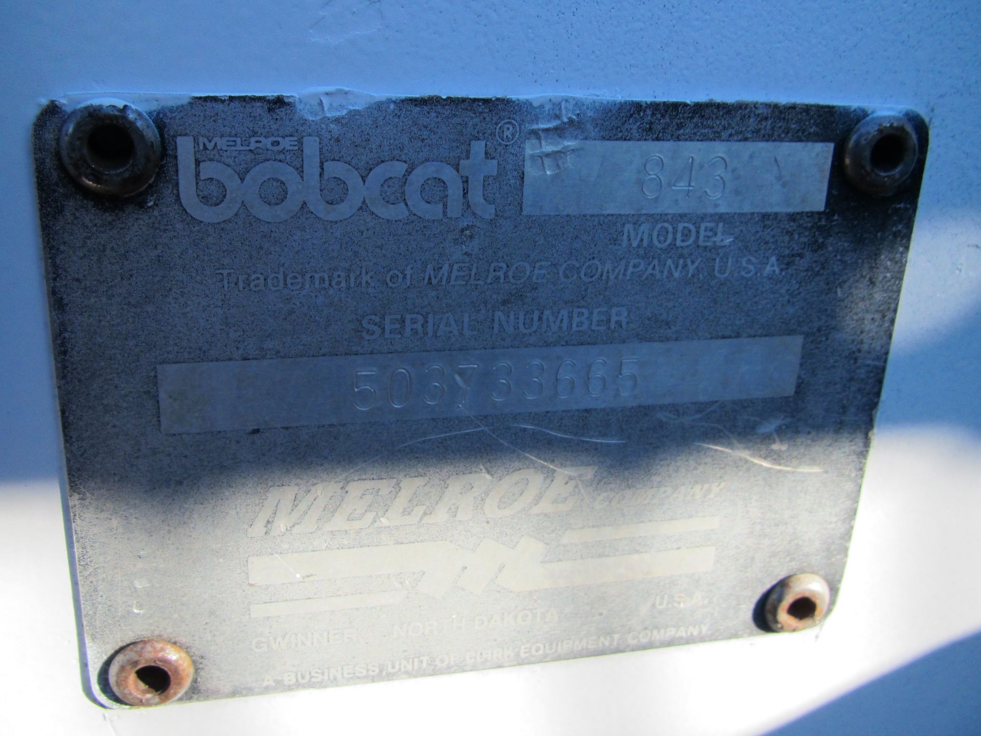 1997 Bobcat 843 Skid Steer - Image 12 of 12