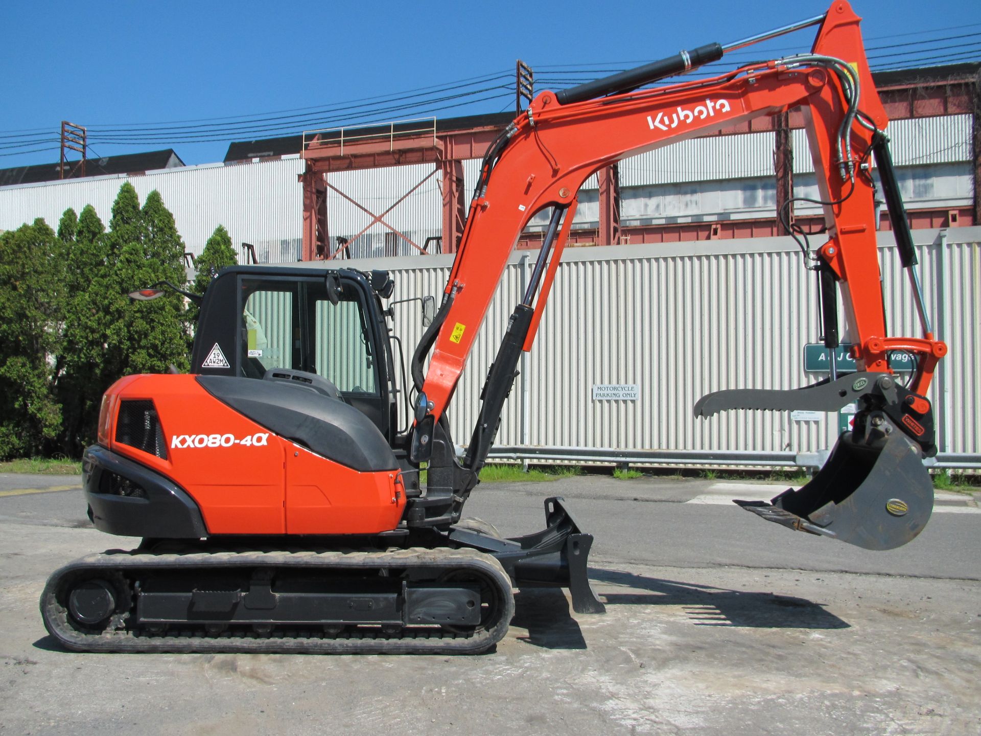 2019 Kubota KX080-4 Excavator - Image 7 of 10