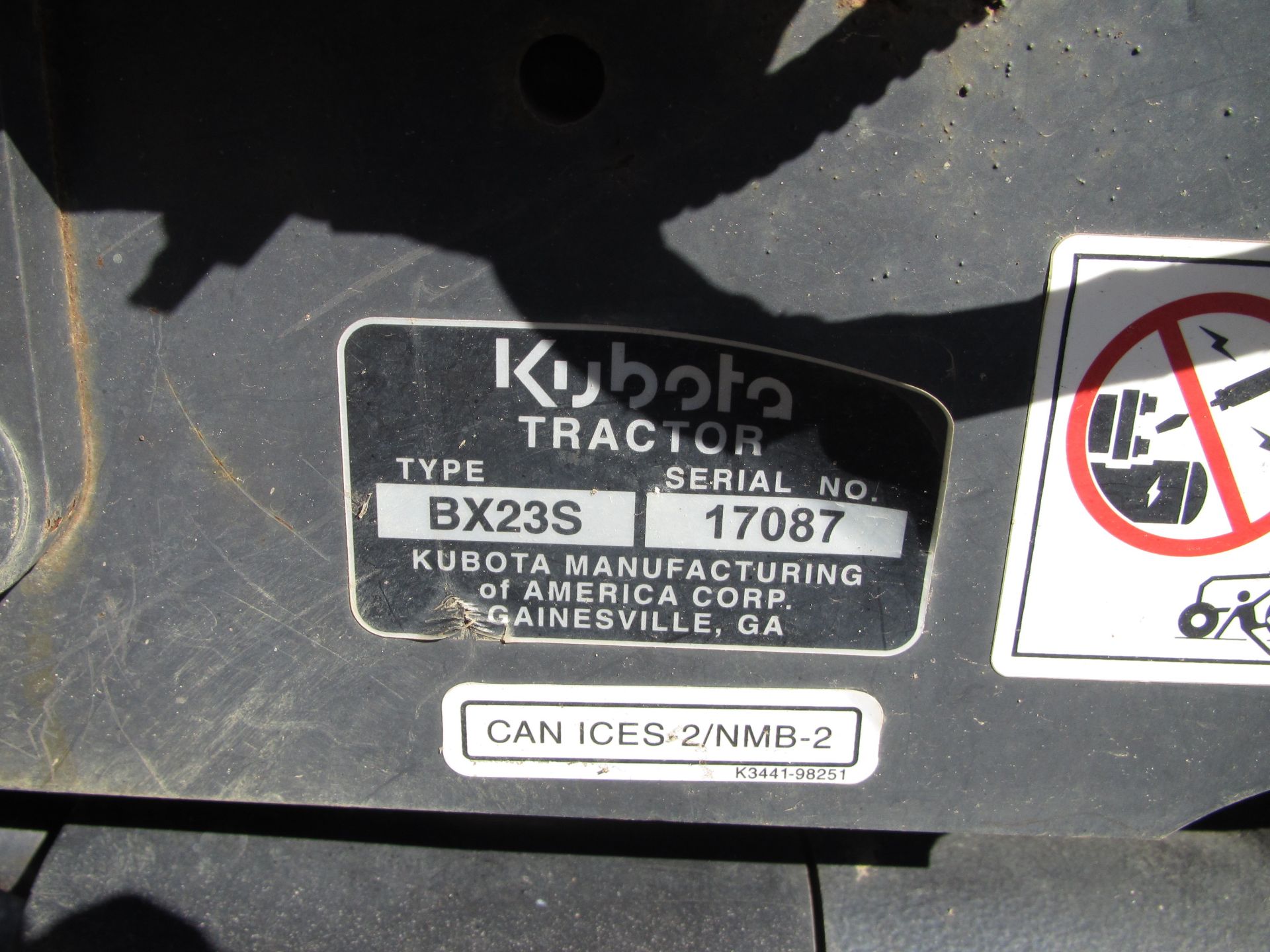 2018 Kubota BX23S Backhoe - Image 11 of 11