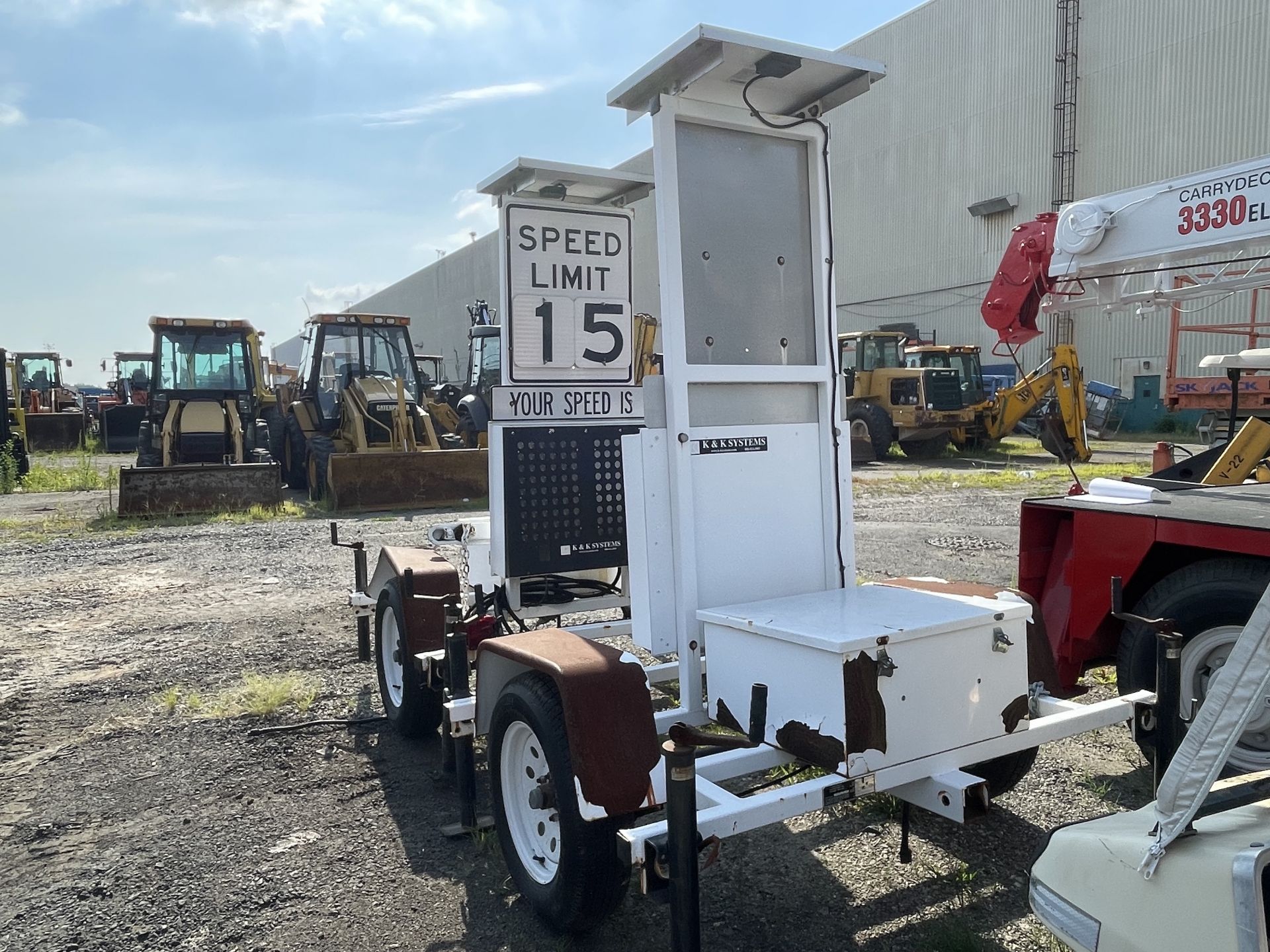 Lot of 2 Radar Speed Limit Trailer - Image 6 of 8