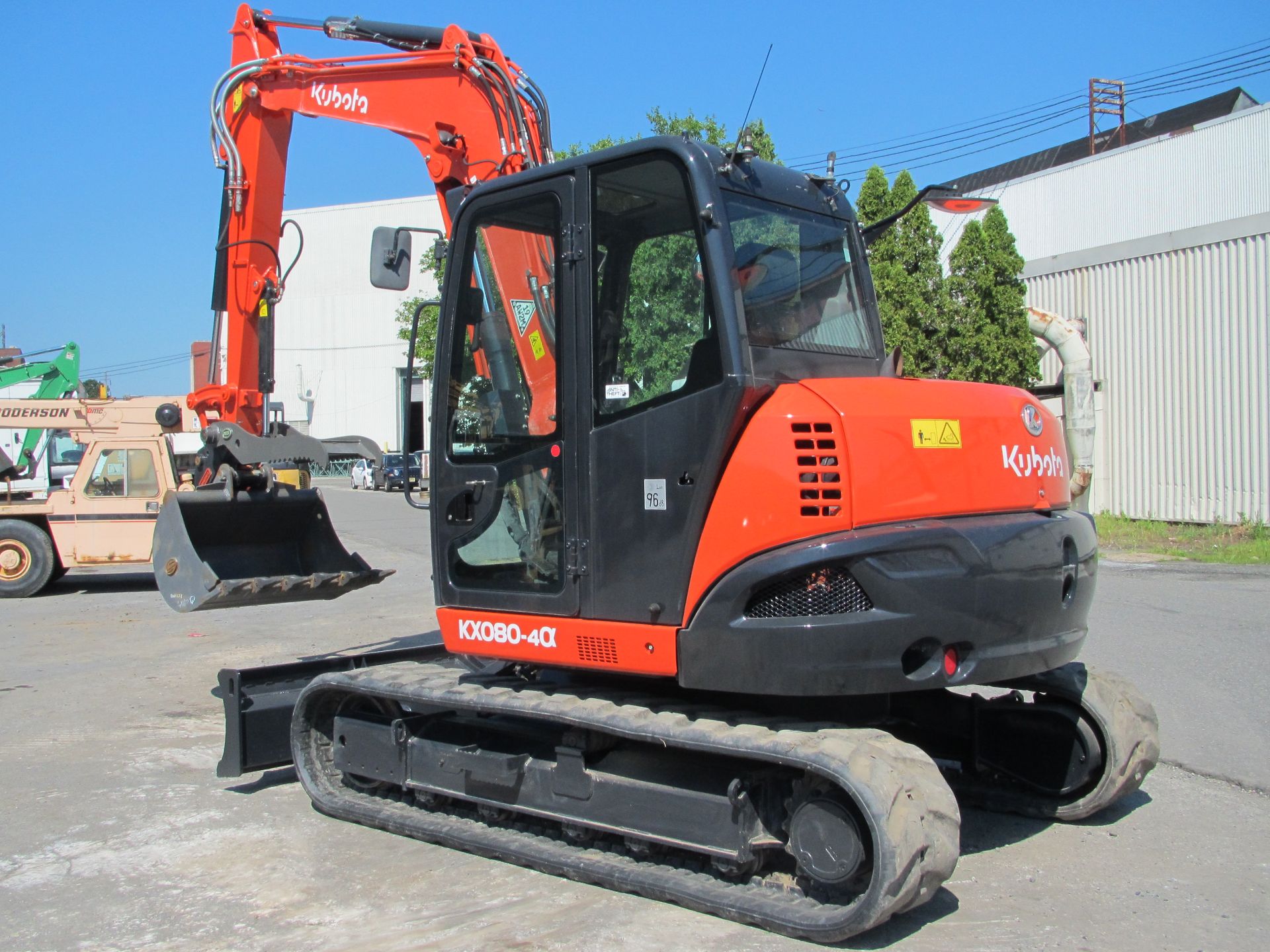 2019 Kubota KX080-4 Excavator - Image 3 of 10