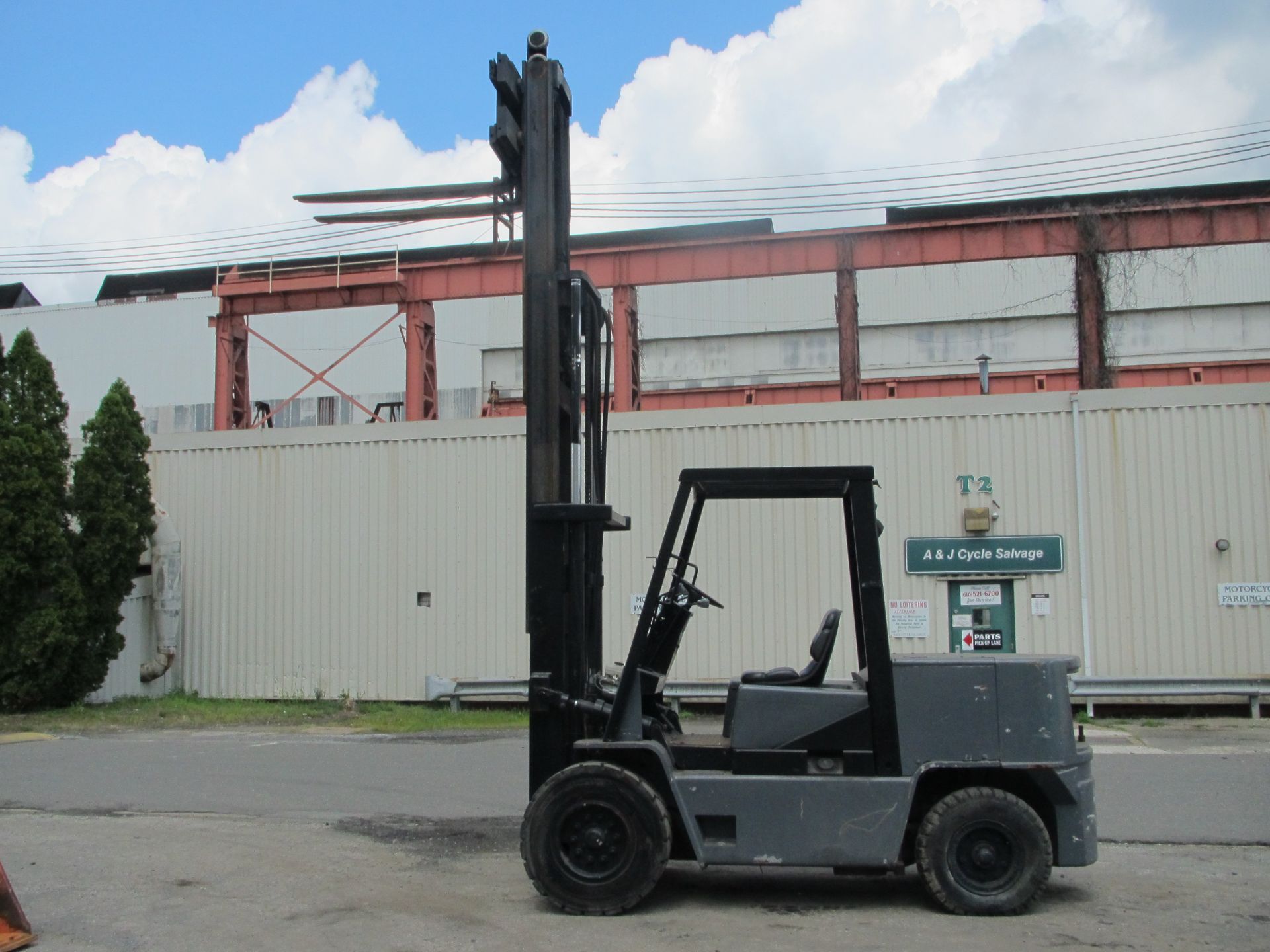 Clark GPX50 10,000lb Forklift - Image 7 of 9