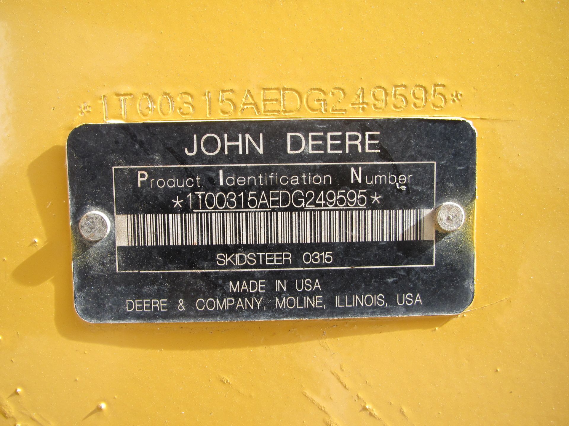 2013 John Deere 315 Skid Steer - Image 15 of 15