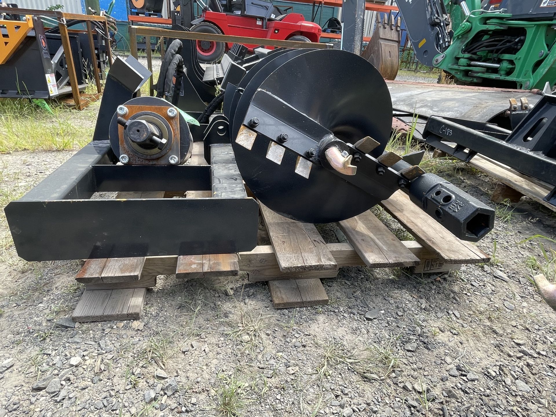 New Wolverine Skid Steer Auger Attachment (C186) - Image 4 of 7