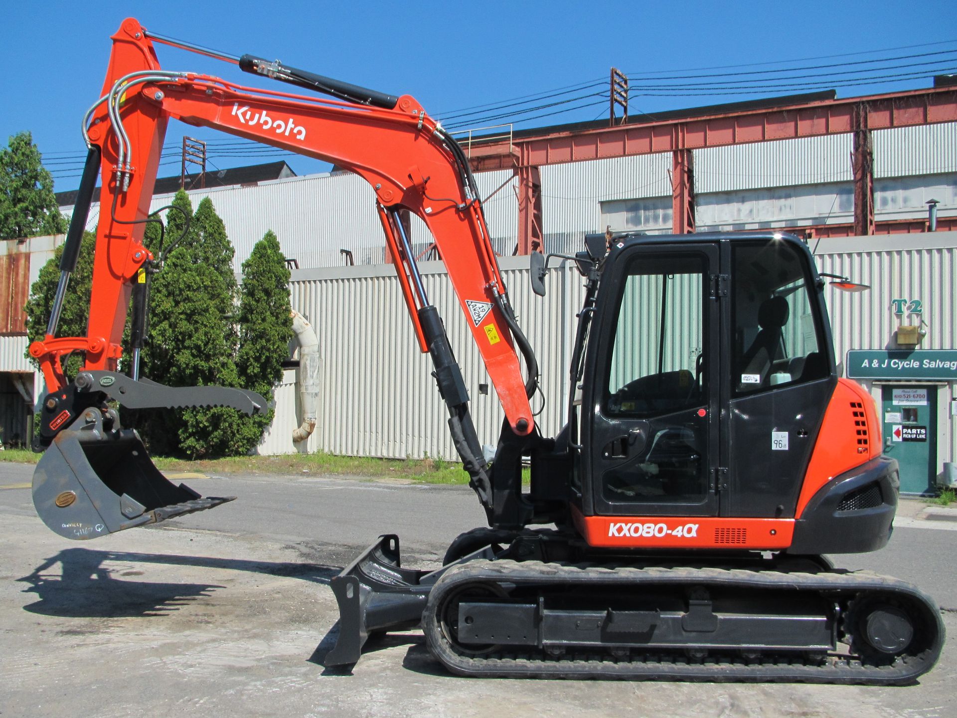 2019 Kubota KX080-4 Excavator