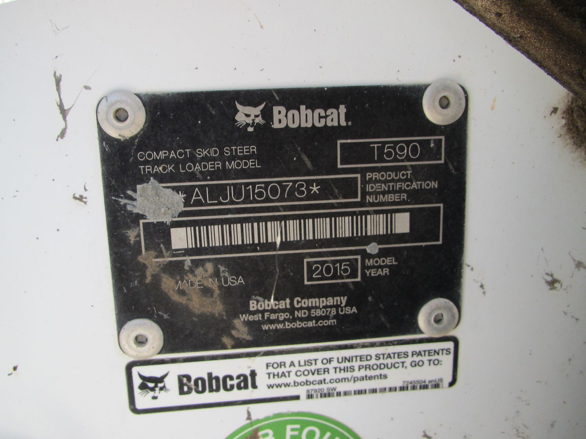 2015 Bobcat T590 Skid Steer - Image 19 of 19