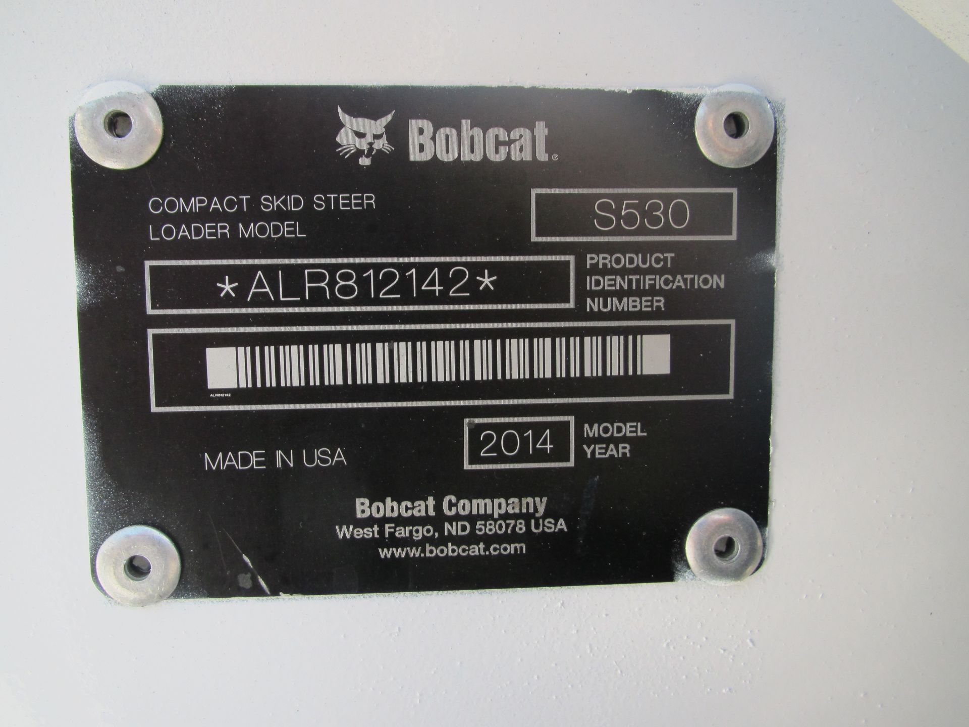 2014 Bobcat S530 Skid Steer - Image 5 of 10