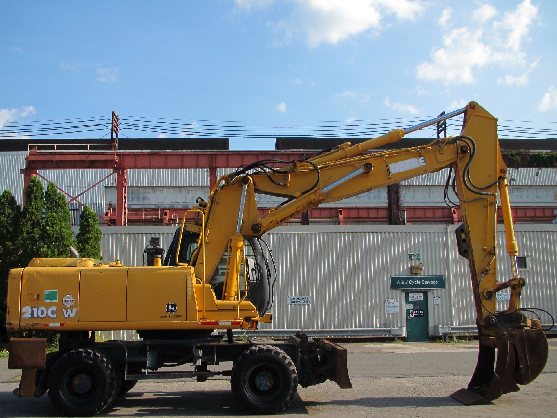 John Deere 210C Rubber Tired Excavator - Image 2 of 24