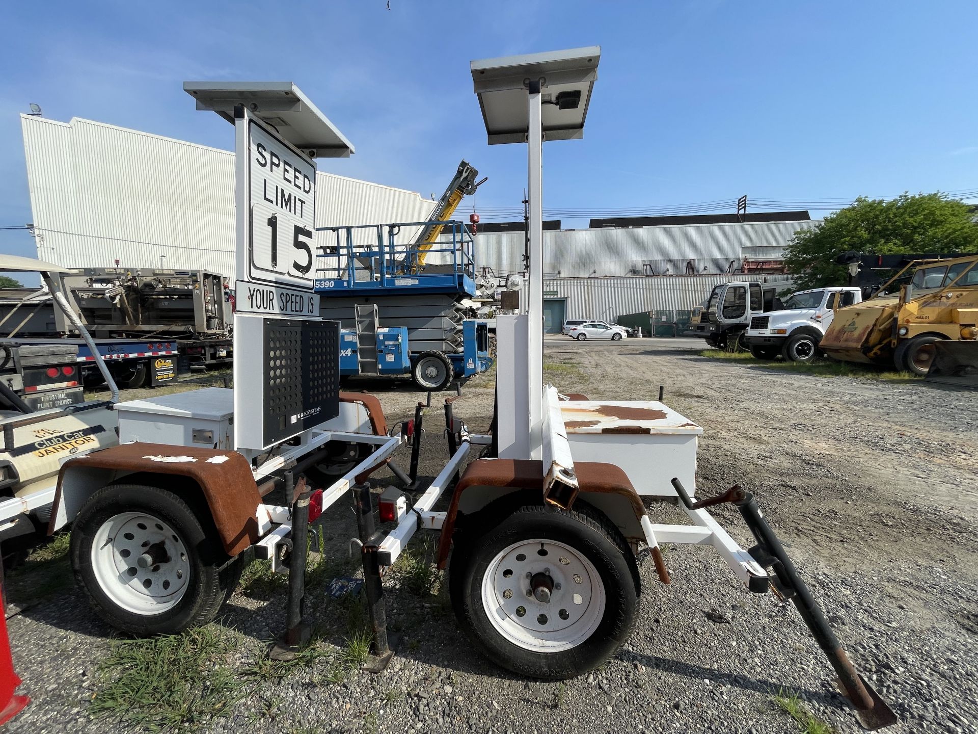 Lot of 2 Radar Speed Limit Trailer - Image 3 of 8