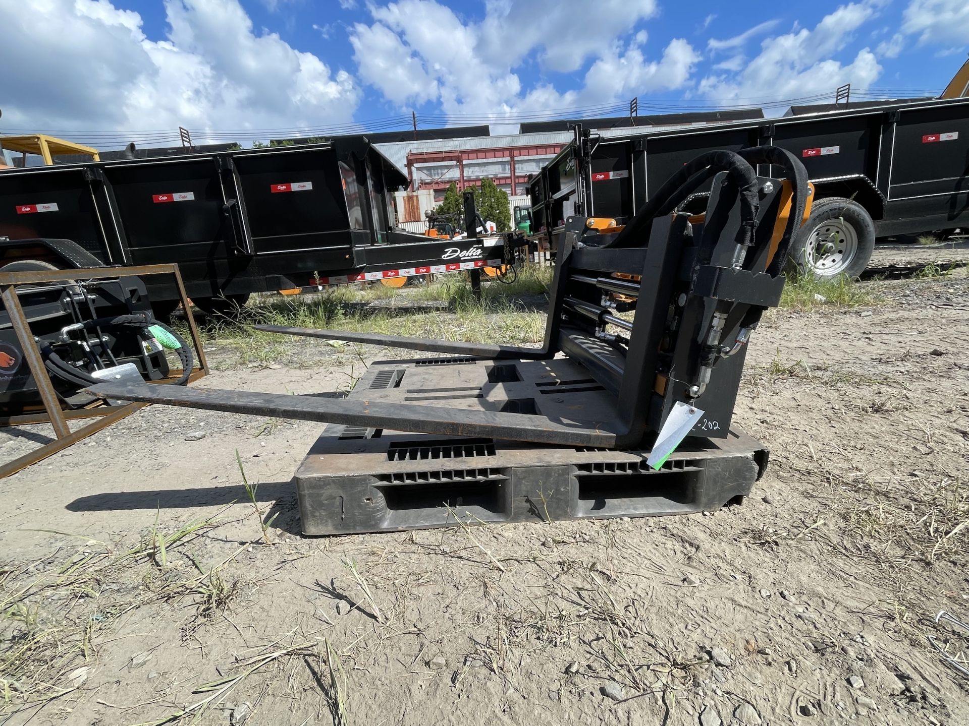 New Wolverine Skid Steer Fork Attachments (C202) - Image 3 of 7