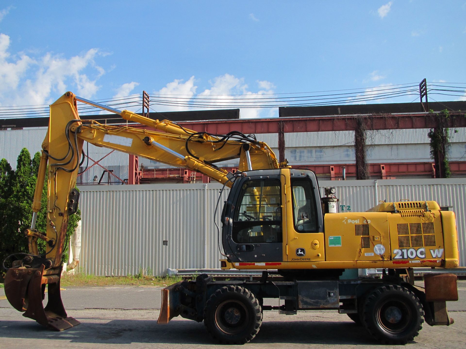 John Deere 210C Rubber Tired Excavator