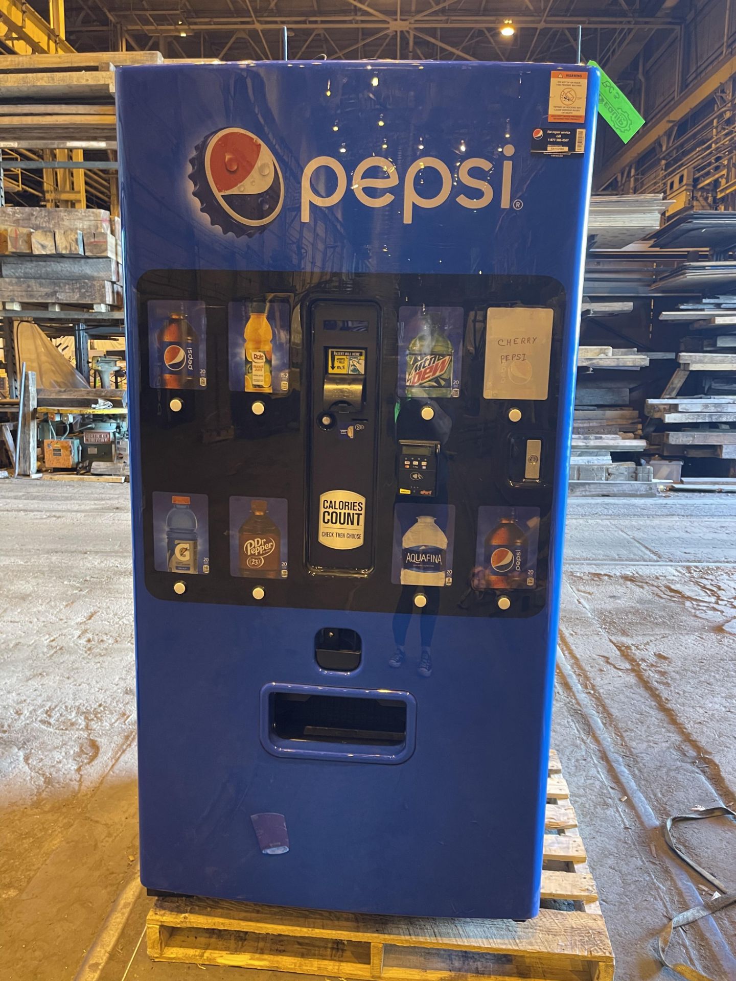 REFURBED GALAXY PEPSI VENDING MACHINE (BC3)