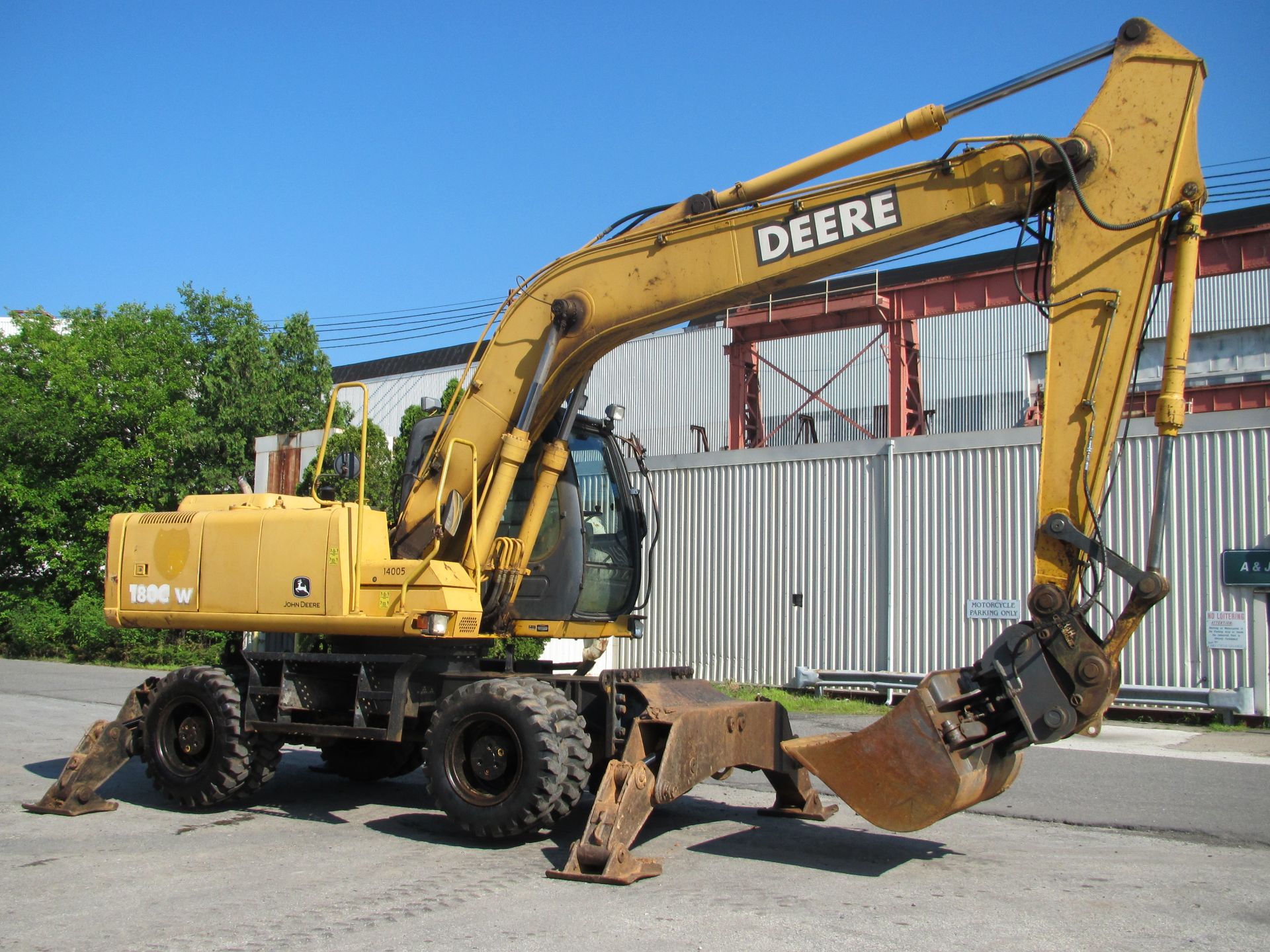 2006 John Deere 180CW Wheel Excavator - Image 4 of 11