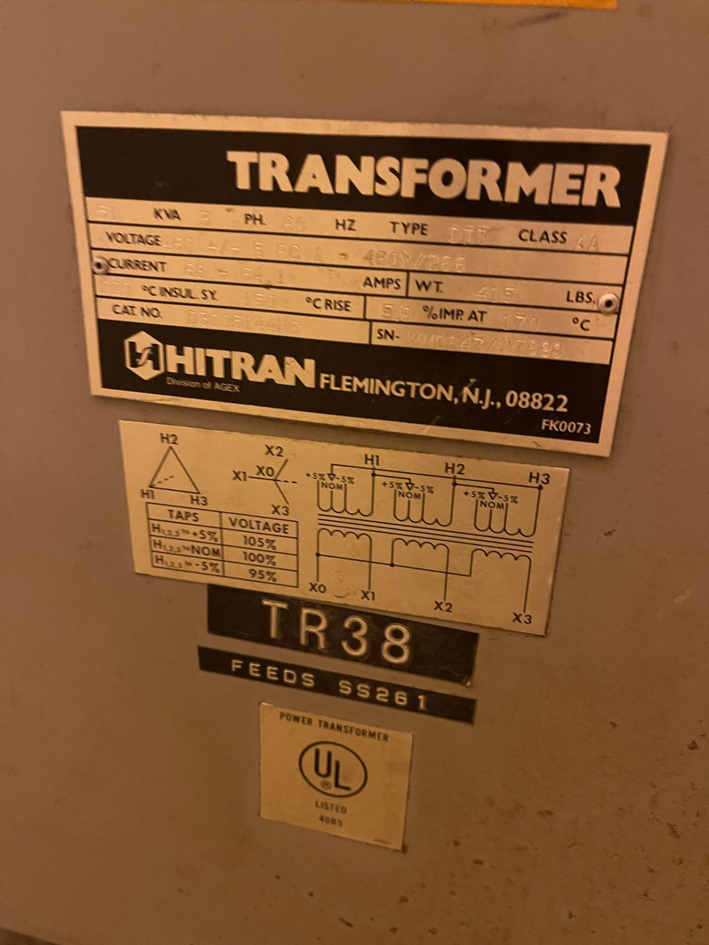 Hitran Transformer (DR2) - Image 3 of 8