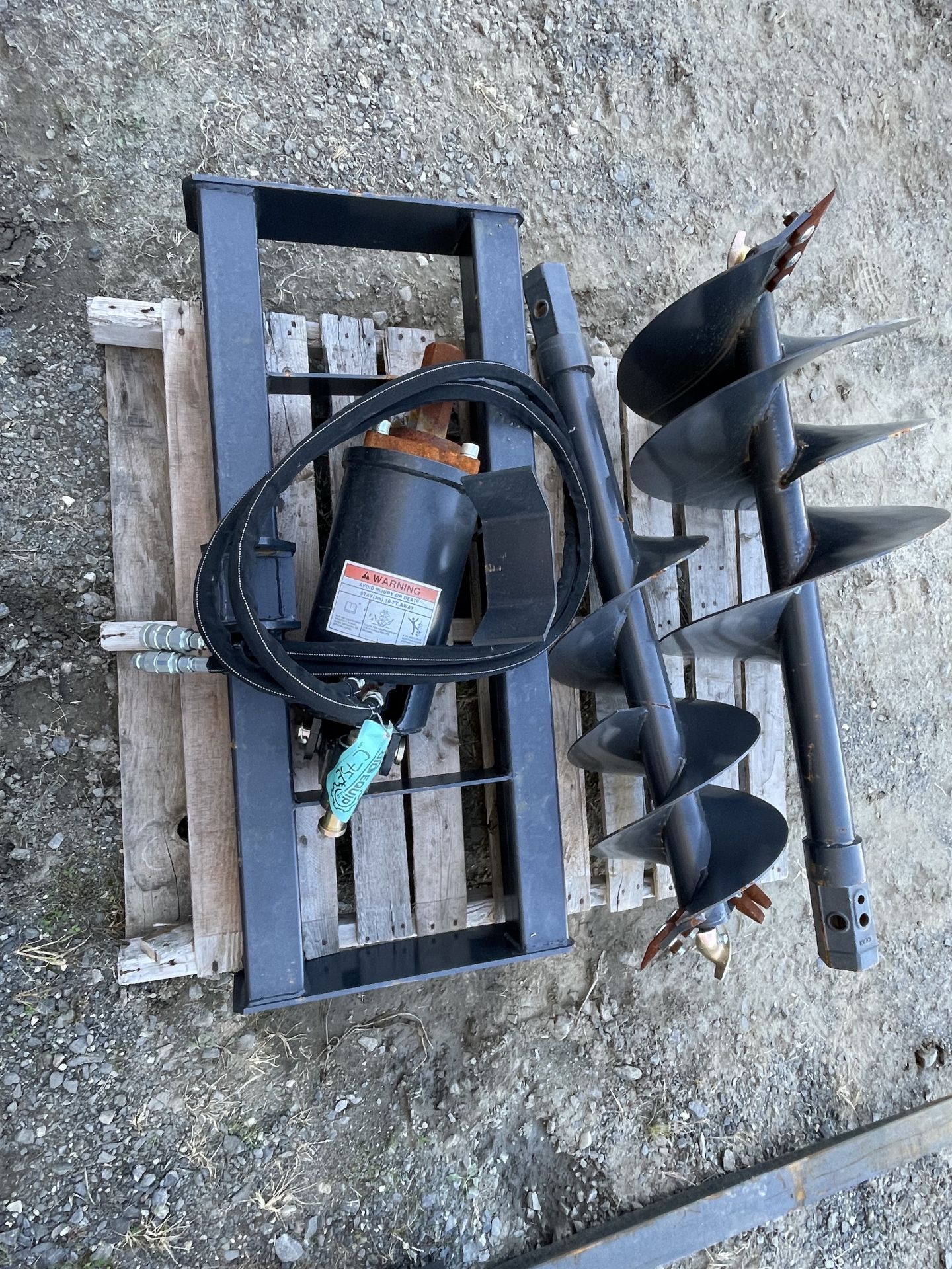 Brand New Wolverine Auger Skid Steer Attachment (C75E)