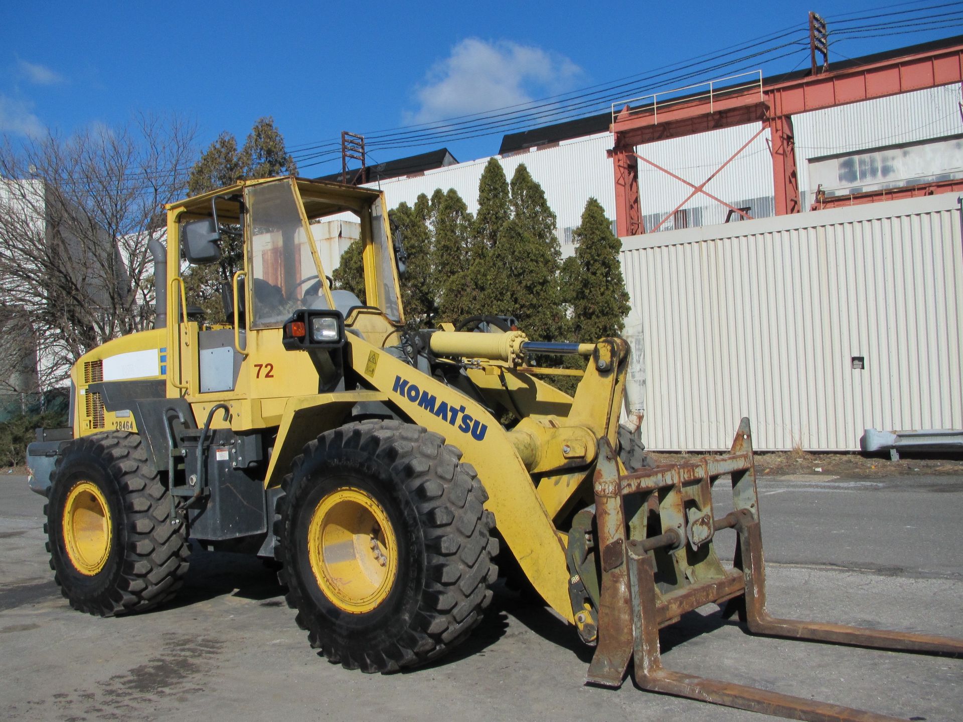 Komatsu WA250 Wheel Loader With Bucket & Fork Attachment - Image 3 of 17