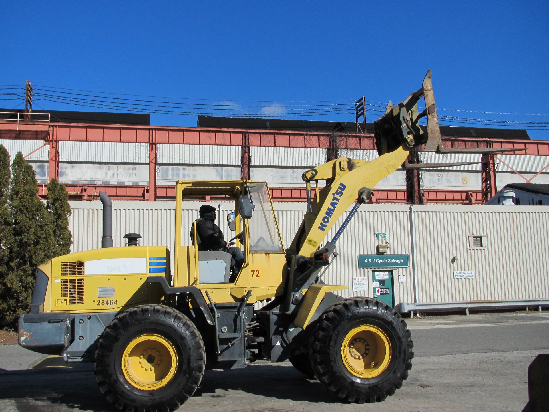 Komatsu WA250 Wheel Loader With Bucket & Fork Attachment - Image 5 of 17