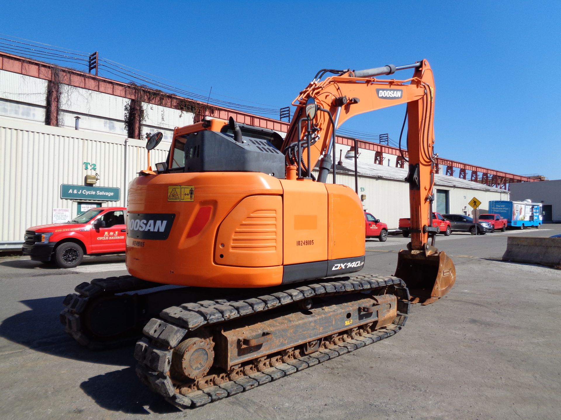 2018 Doosan DX140LCR-5 Hydraulic Excavator - Image 5 of 11