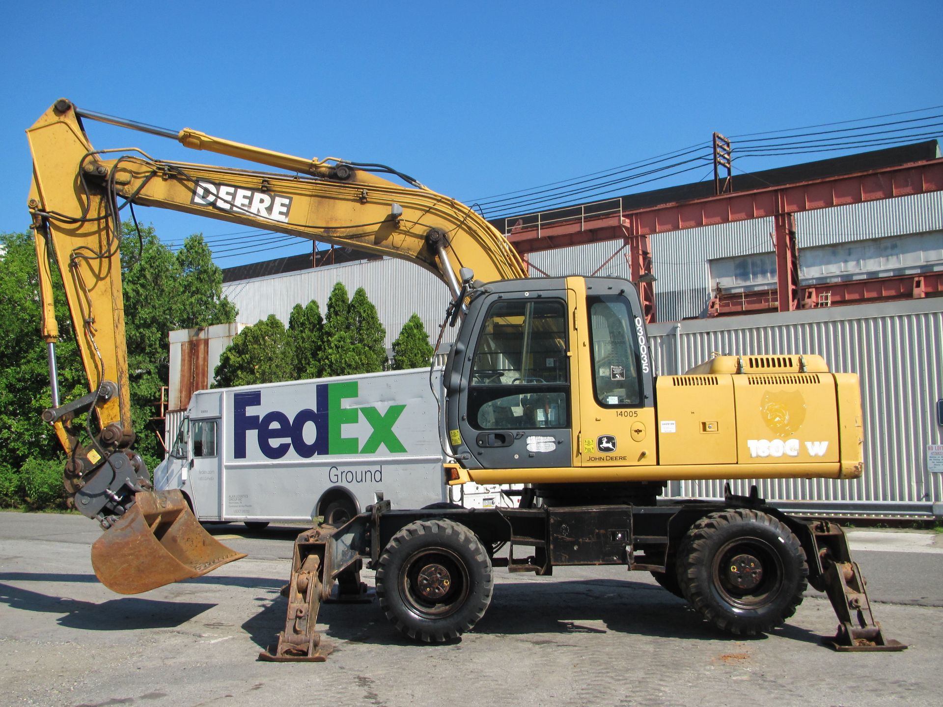 2006 John Deere 180CW Wheel Excavator - Image 7 of 11