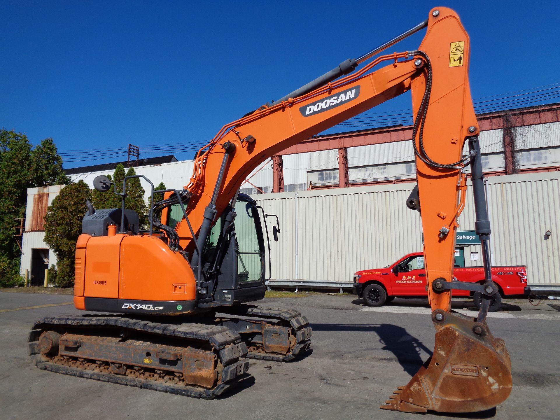 2018 Doosan DX140LCR-5 Hydraulic Excavator - Image 7 of 11