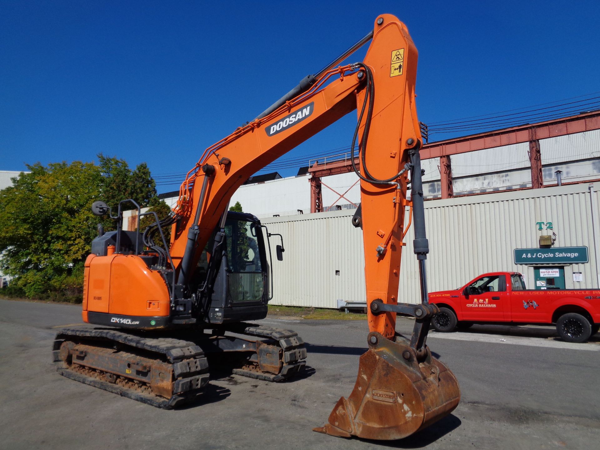 2018 Doosan DX140LCR-5 Hydraulic Excavator - Image 6 of 11