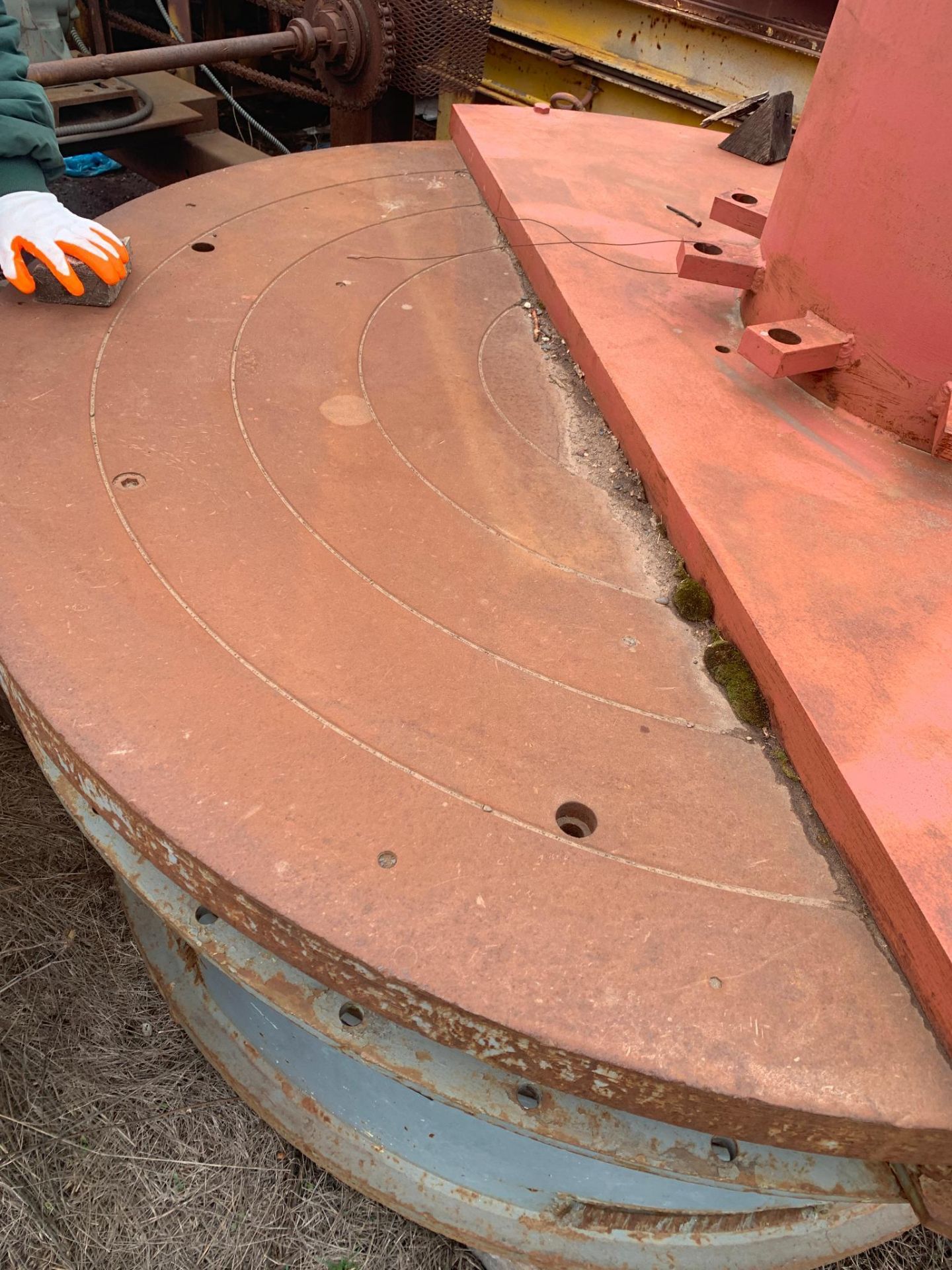 50-Ton Capacity Electric Rotary Welding Table, 72" Diameter, 2-3/8" Thick Top, This item will have a - Image 30 of 30