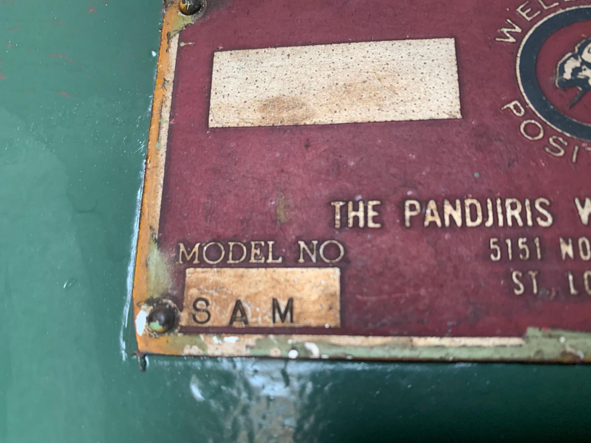 Pandjiris Welding Manipulator Model SAM, (same as 8 x 8 SAM) Serial 25-982-3 Nominal Arc height: 8' - Image 37 of 42