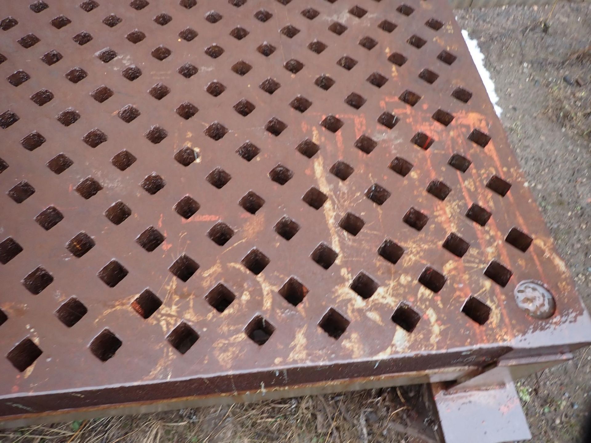 Acorn Style Welding Platen Table,120" x 60" x 6", 26.5" work height, 1-5/8" square holes This item w - Image 12 of 12
