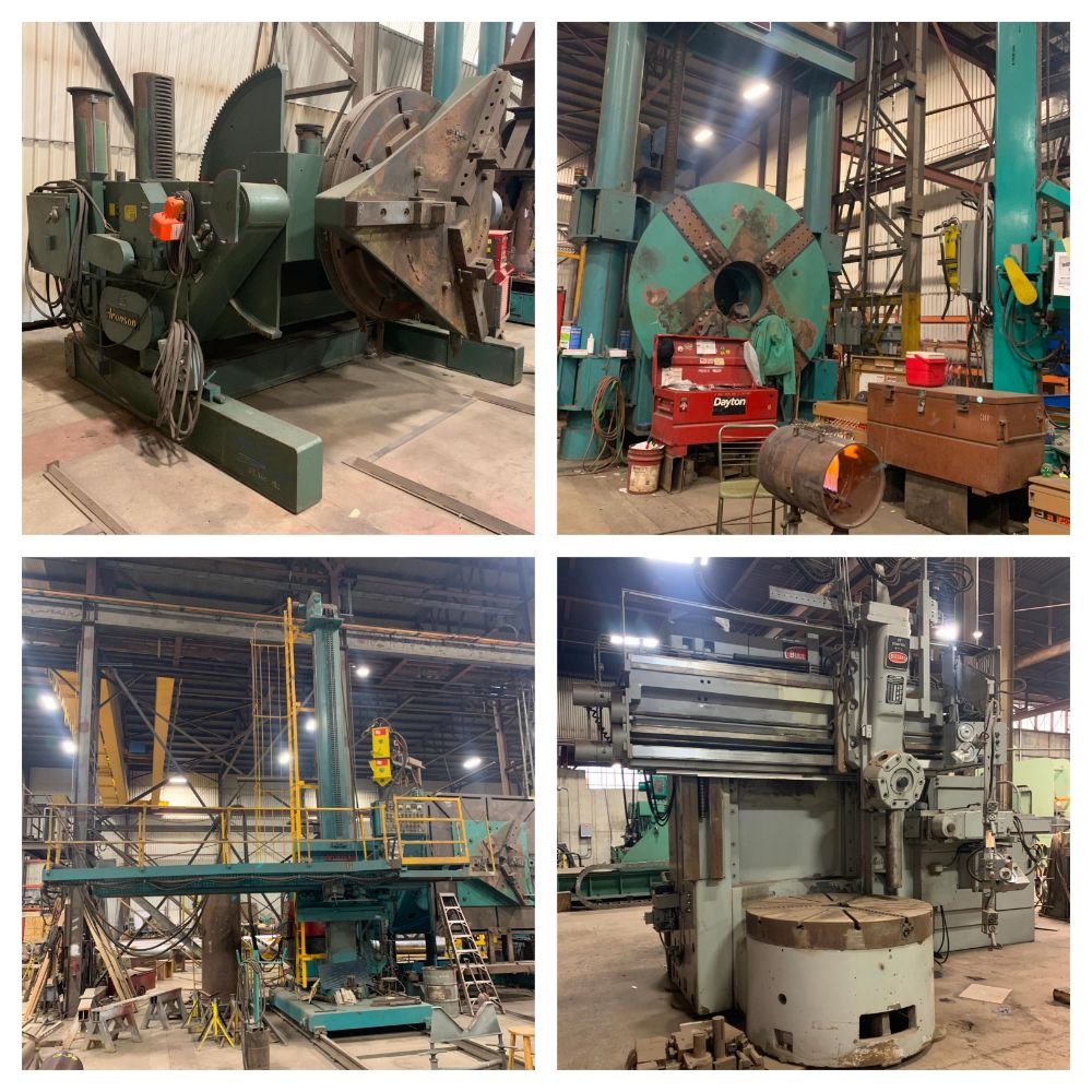 Huge Welding Positioners, Manipulators and other large scale machinery.