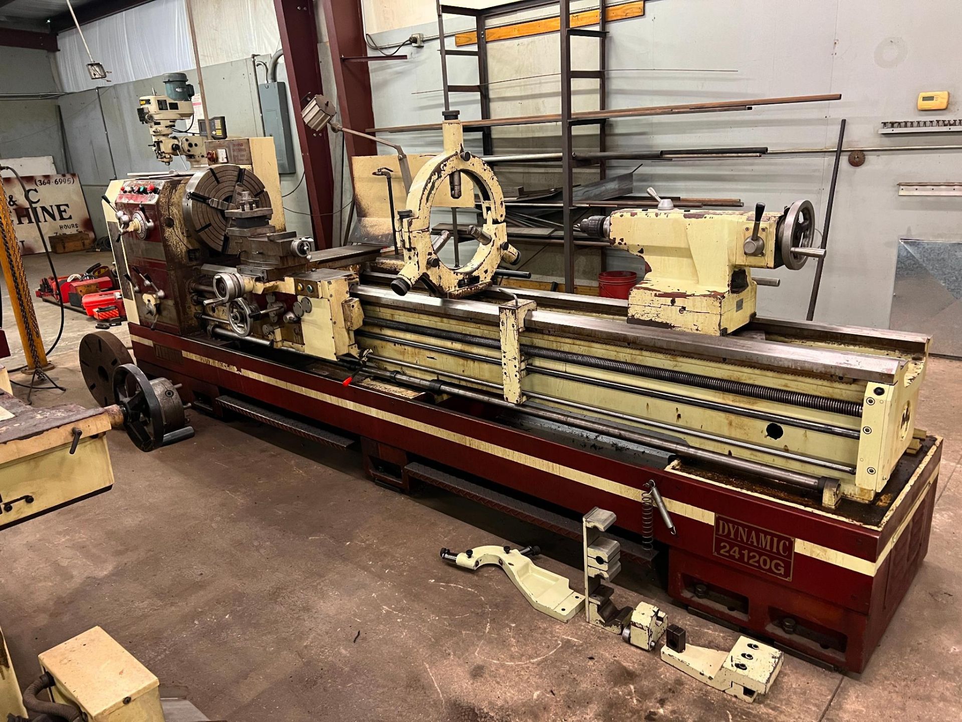 1999 Acer 24120G Gap Bed Engine Lathe Serial Number: 99010102. Distance Between Centers: 21.5" x 118 - Image 4 of 24