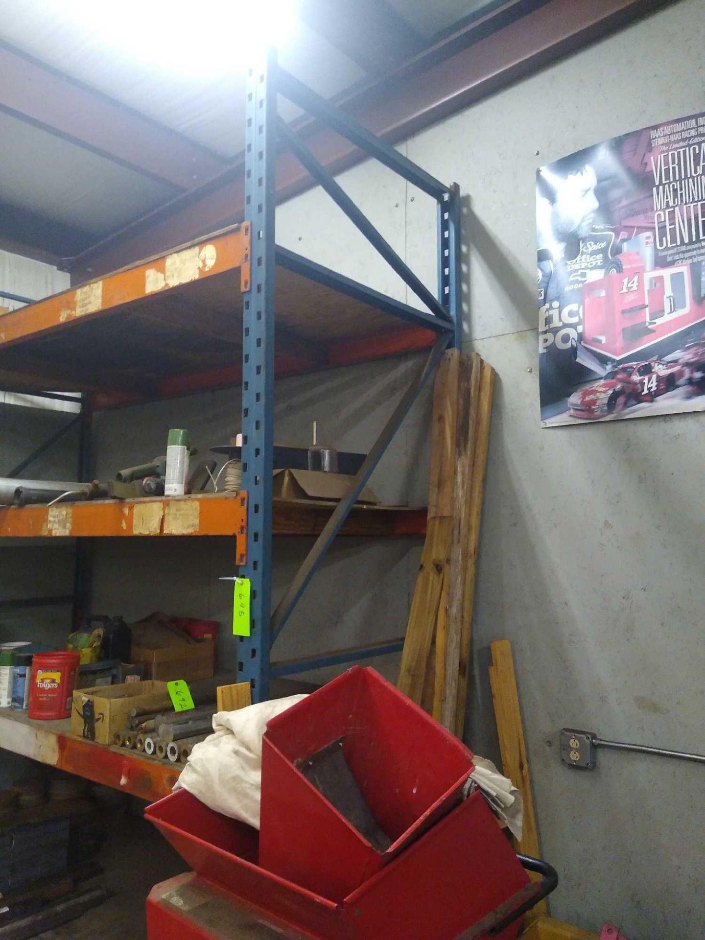 1 Section of Pallet Racking Consists of 2 Uprights, 8 Crossbeams. 10' Uprights. Crossbeams 99" x 4" - Image 2 of 6