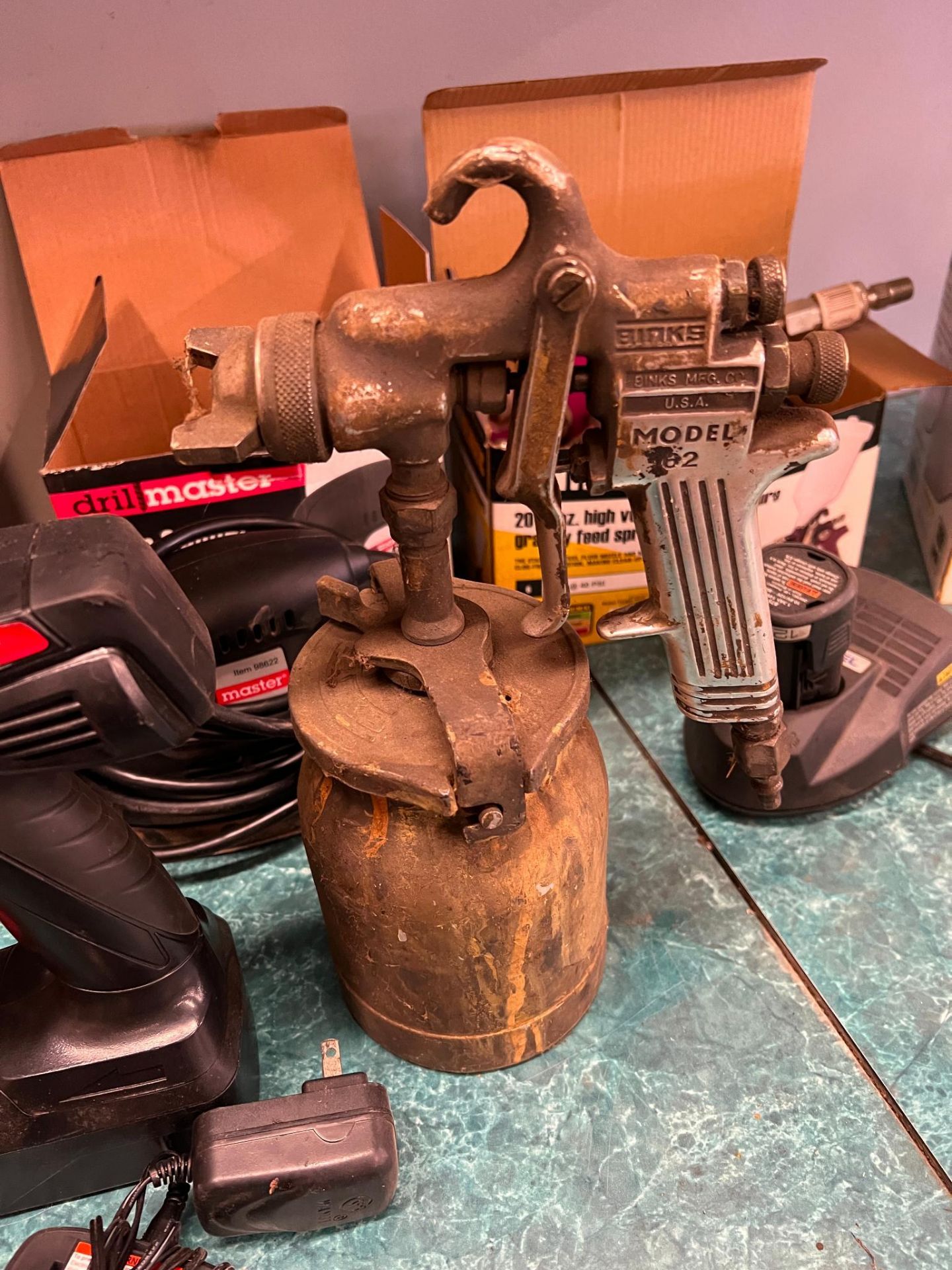 Lot of assorted power, battery and pneumatic Tools - Image 7 of 10