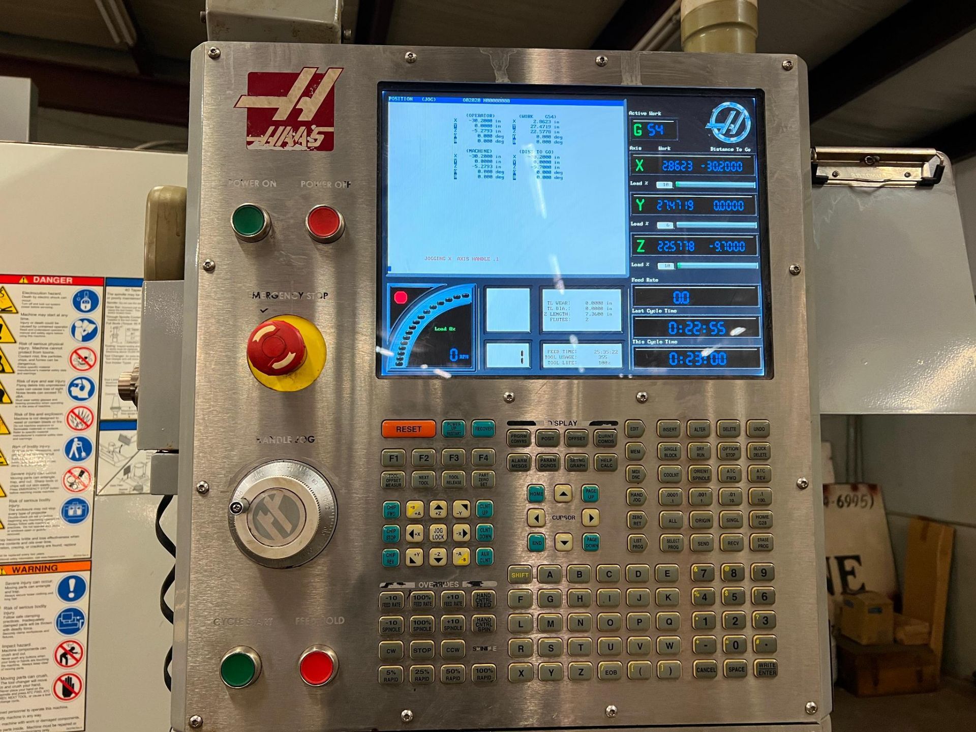 2007 Haas VR-8 5-Axis CNC Vertical Machining Center Serial Number: 1057089 X-Axis Travel: 64" Y-Axis - Image 14 of 37