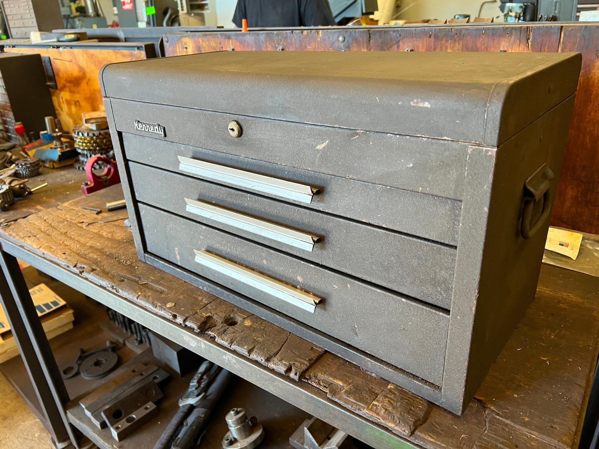 Kennedy Model 263-015030 3-Drawer Mechanics Chest (toolbox) with ALL CONTENTS. to include: Hand tool - Image 3 of 15