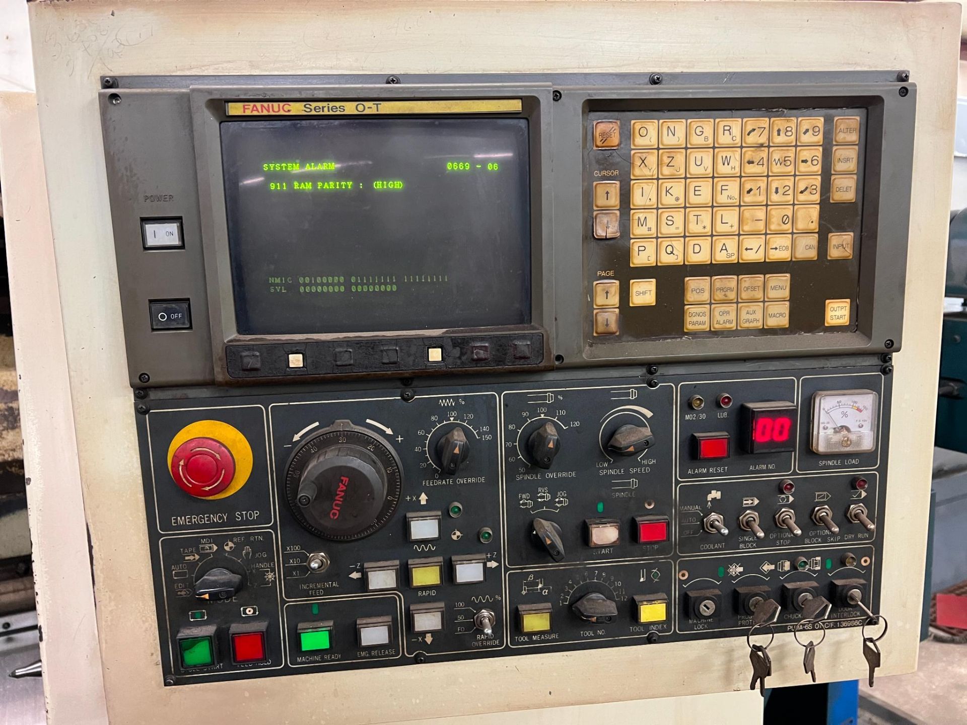 1996 Daewoo Puma 8S CNC Turning Center Serial Number PMBS8420. 2-Axis Machine Max Swing Over Bed: 19 - Image 9 of 33