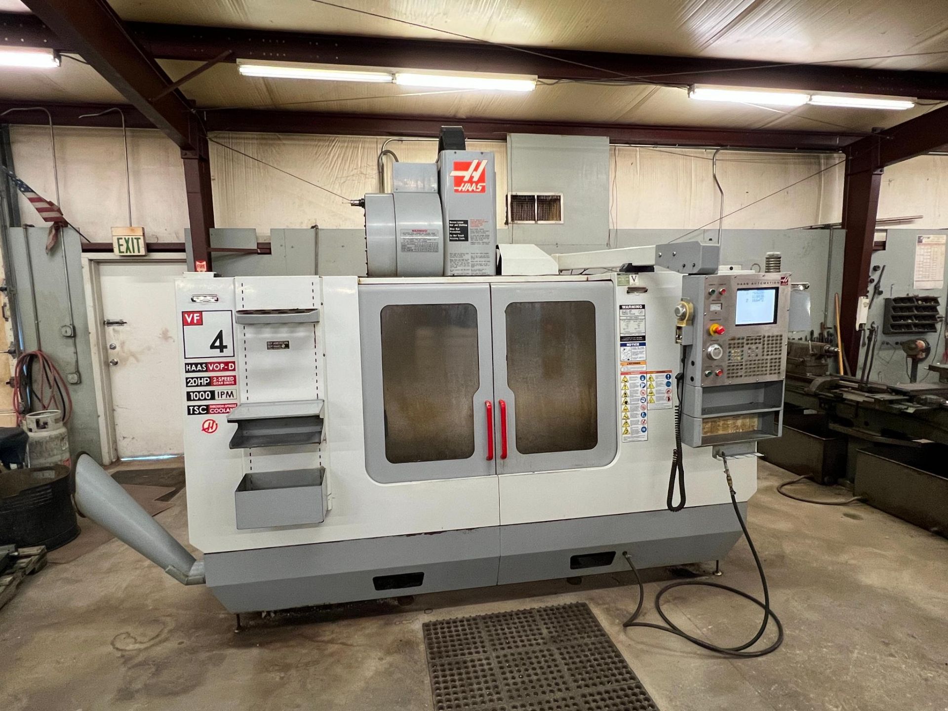 2005 Haas VF-4 VOP-D CNC Vertical Machining Center Serial Number: 42026 3-Axis Machine (4th axis car - Image 26 of 26