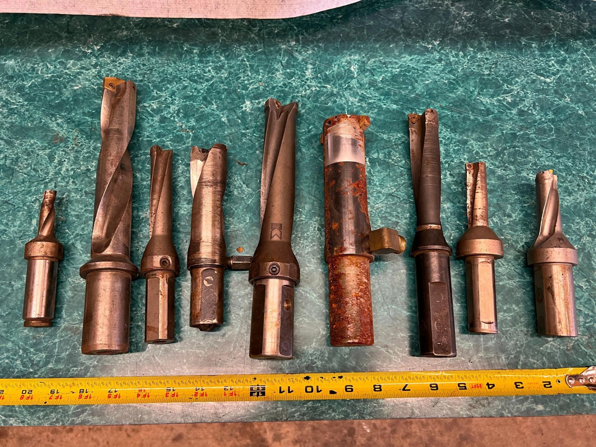 Assorted Insert Type Drills, some coolant Through for CNC Lathe
