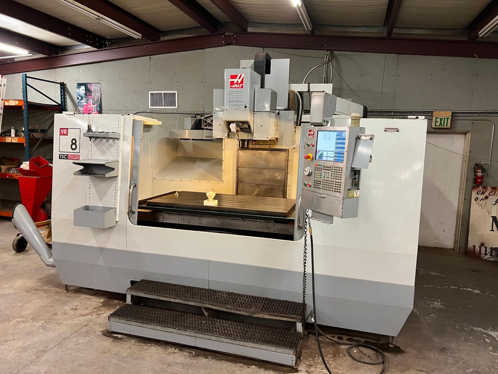 2007 Haas VR-8 5-Axis CNC Vertical Machining Center Serial Number: 1057089 X-Axis Travel: 64" Y-Axis - Image 4 of 37