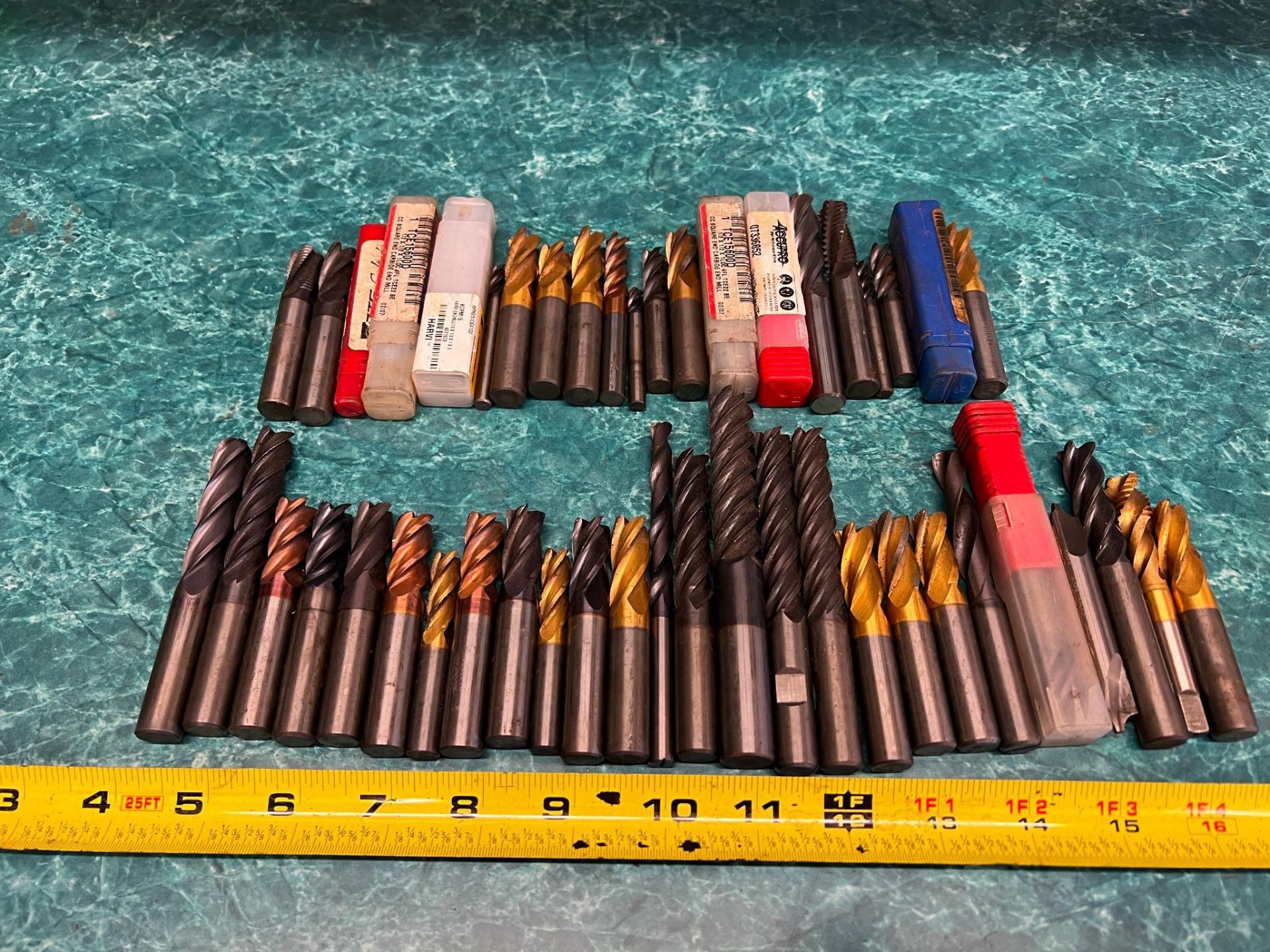 Nice Lot of Solid Carbide End Mills Some new some used.