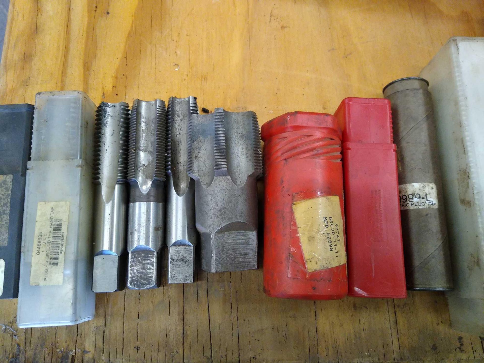 (16) Assorted Taps, Grease Gun, and Lamp - Image 4 of 12