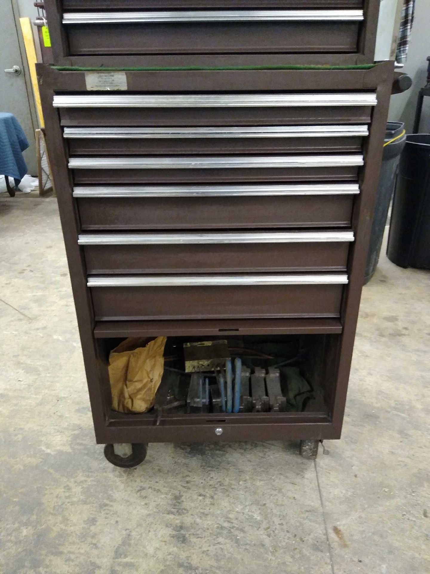 2 Tier Toolbox on Casters with Contents. (1) Toolbox 10 Drawers 26" x 13.5" x 18" (1) Toolbox 6 Draw - Image 16 of 24
