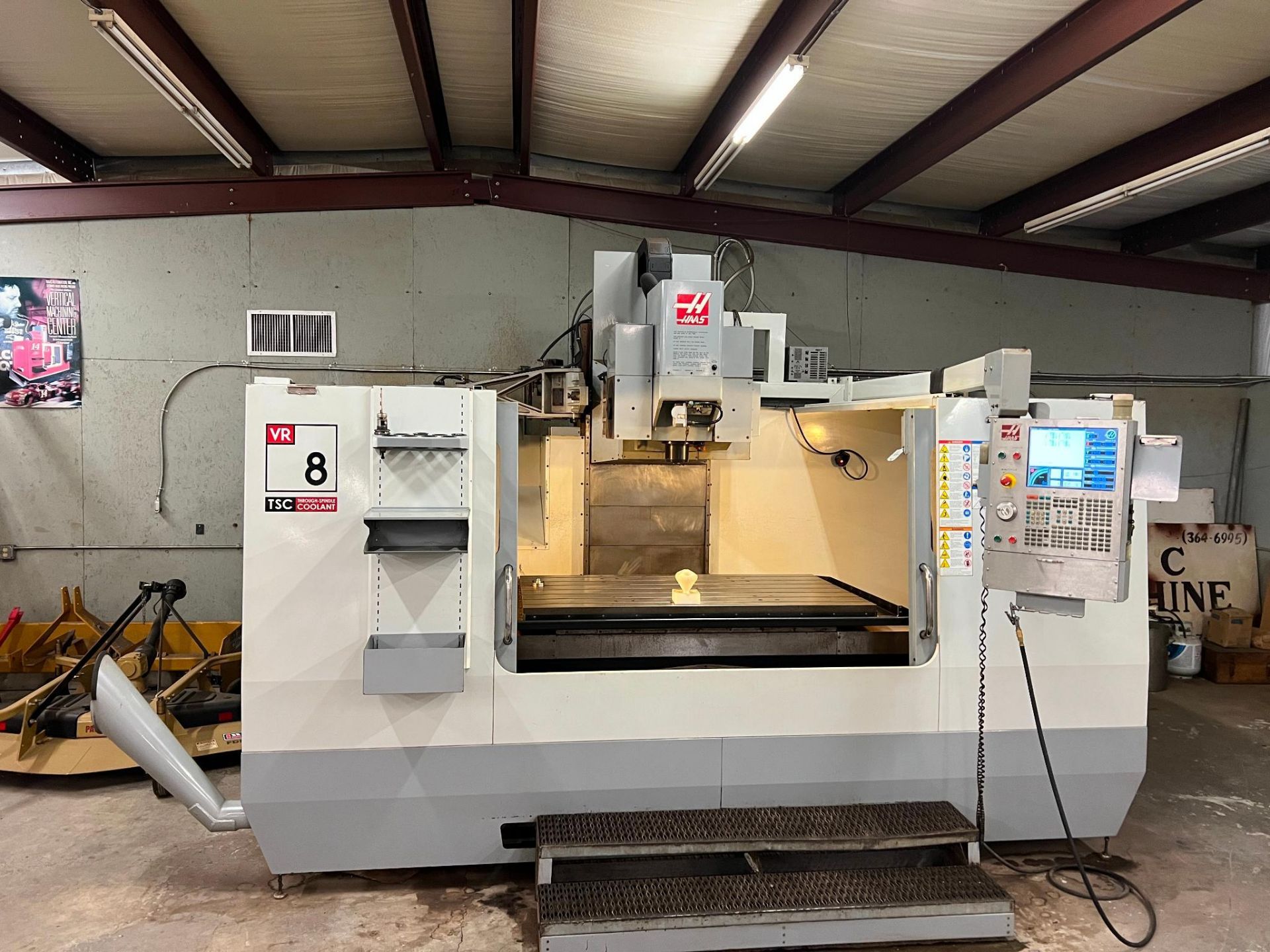 2007 Haas VR-8 5-Axis CNC Vertical Machining Center Serial Number: 1057089 X-Axis Travel: 64" Y-Axis - Image 3 of 37