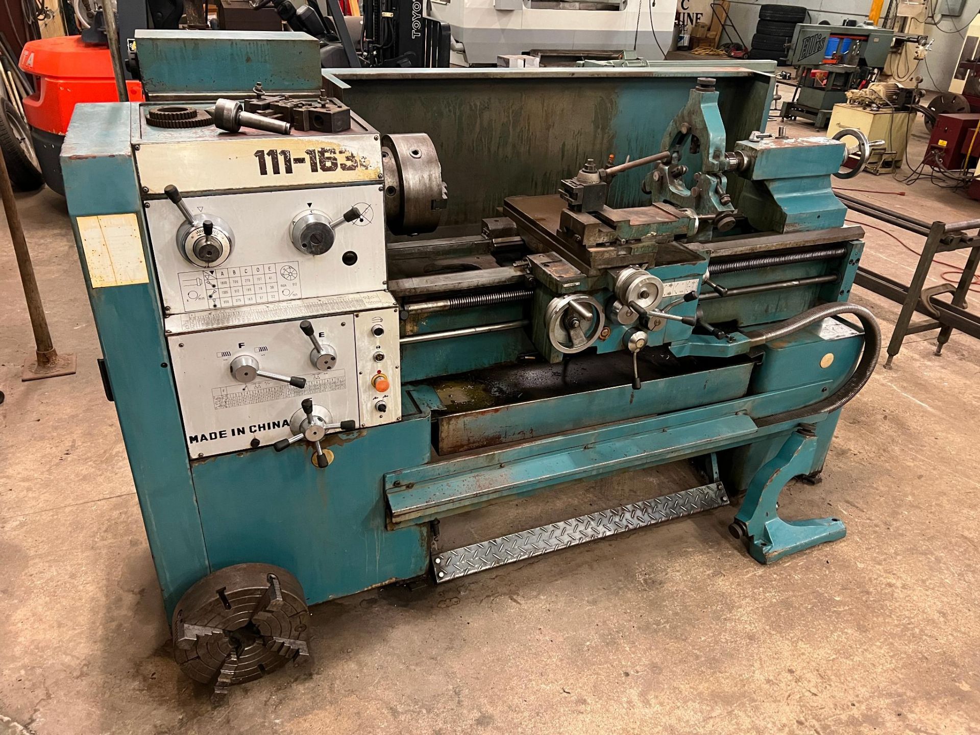 Enco Model 111-1638 Gap Bed Engine Lathe, Serial Number 4286, Swing Over Bed: 15.75″ (400mm) Distanc - Image 2 of 20