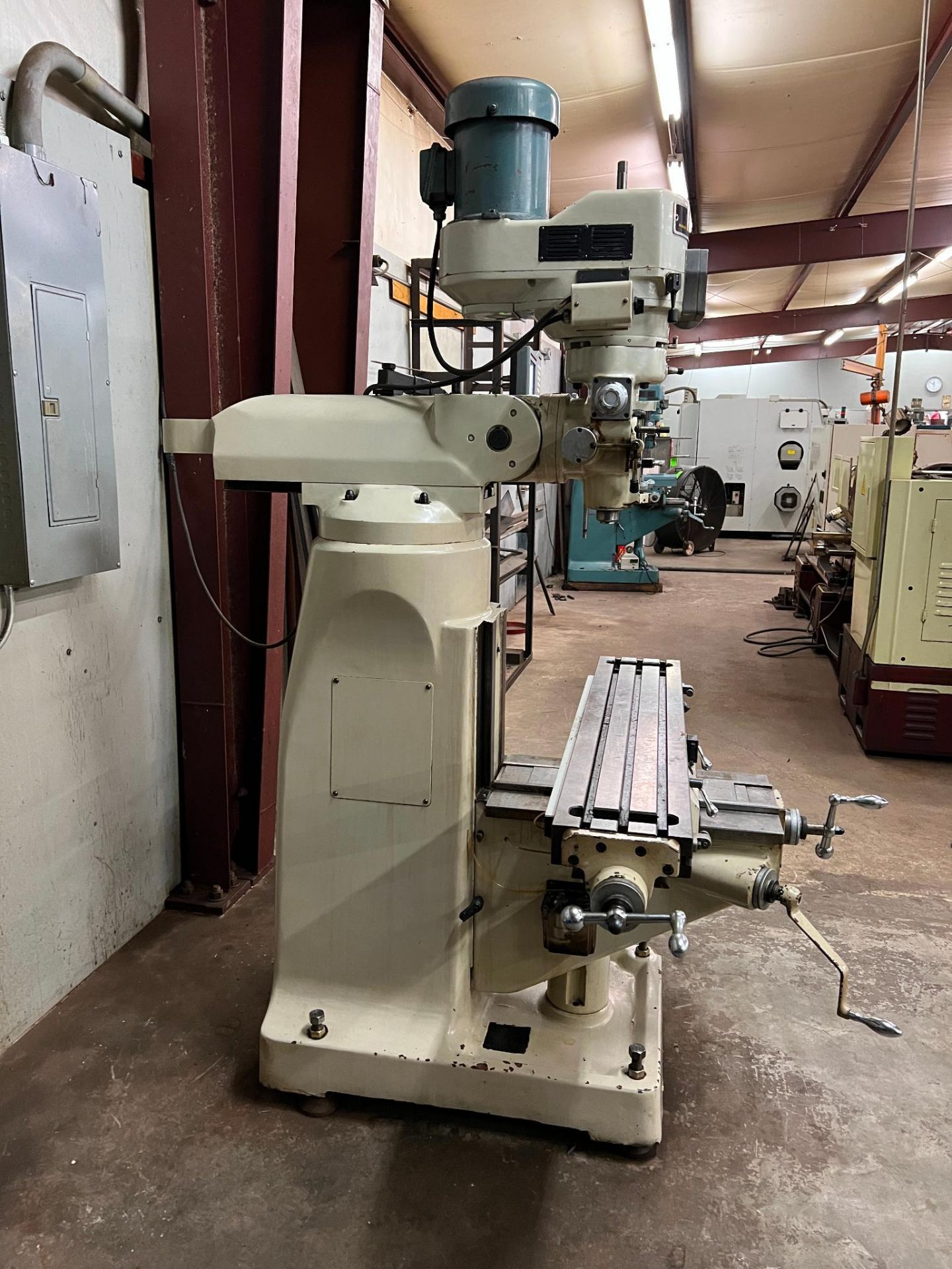 2009 Enco Model 11234518 Vertical Knee Mill, Serial Number 461863 9" x 49″ Table 33″ Long Travel, 12 - Image 4 of 18